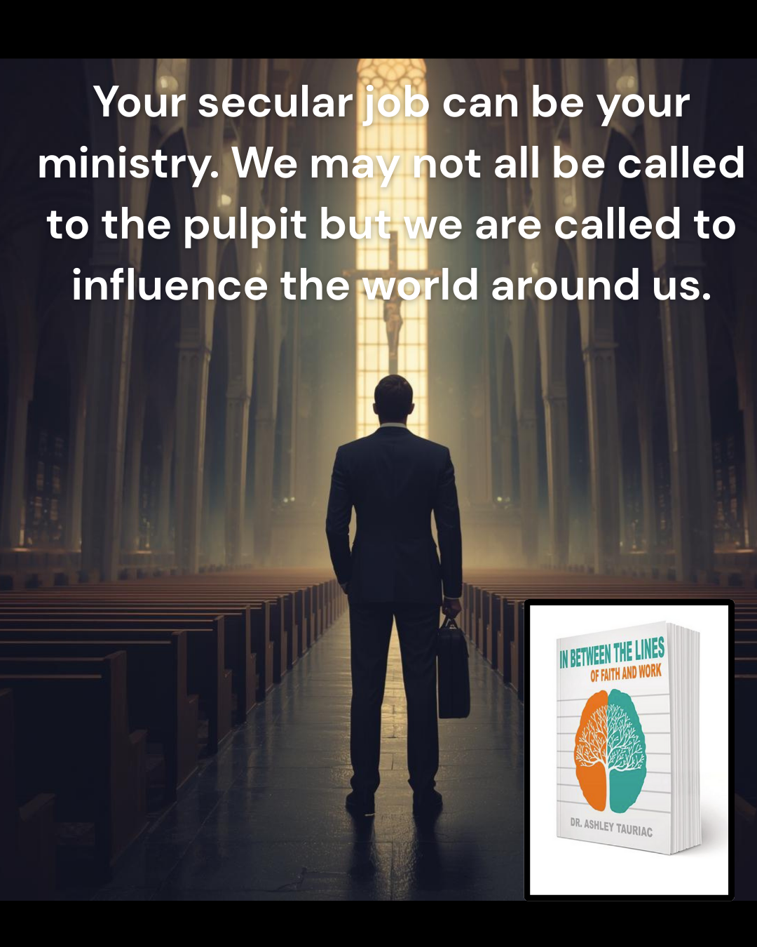 Ashley Tauriac- In Between the Lines of Faith and Work Facebook ad: Trading Burnout for God-given strength