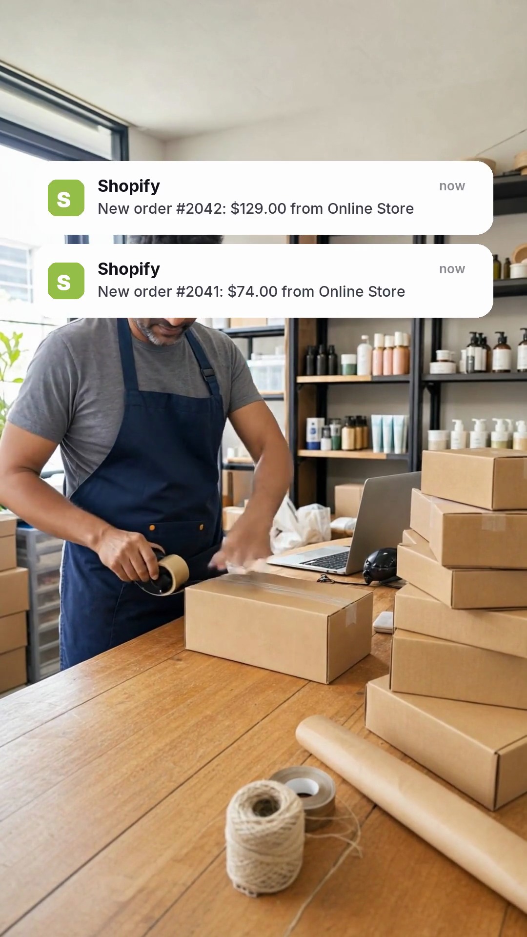 trycrush.ai Facebook ad: Autopilot brought 96 orders this week