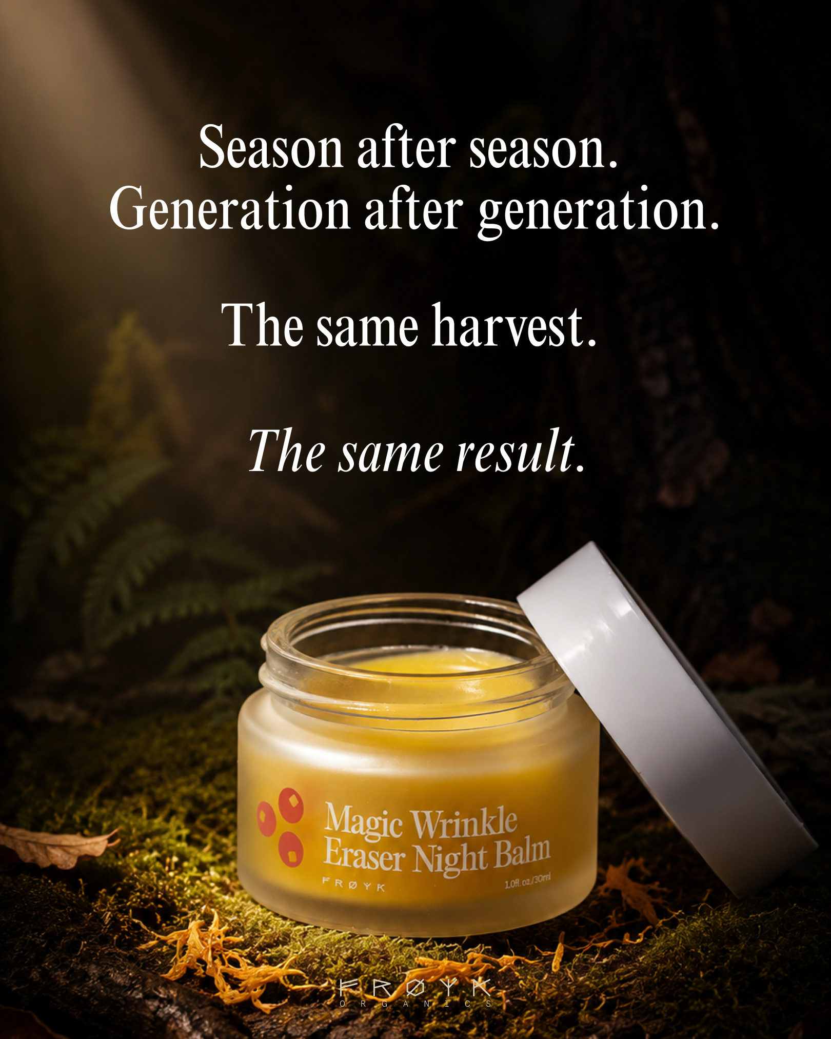Frøya Organics Facebook ad