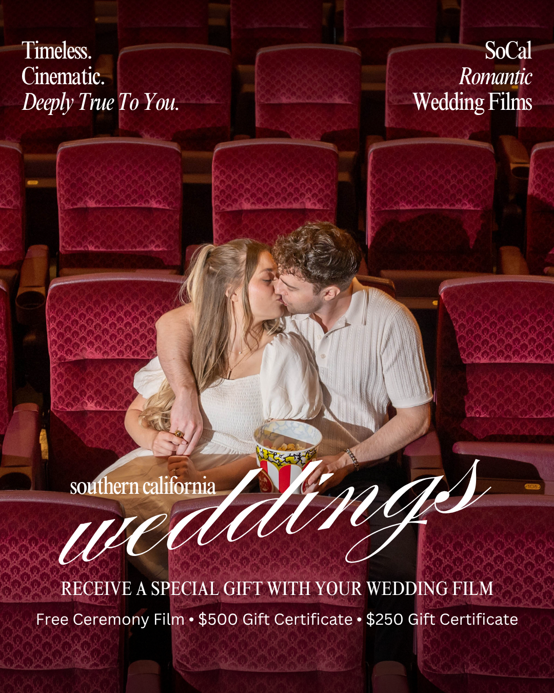 Films By Josh Facebook ad: Receive A Free Ceremony Film With Your Wedding Videography