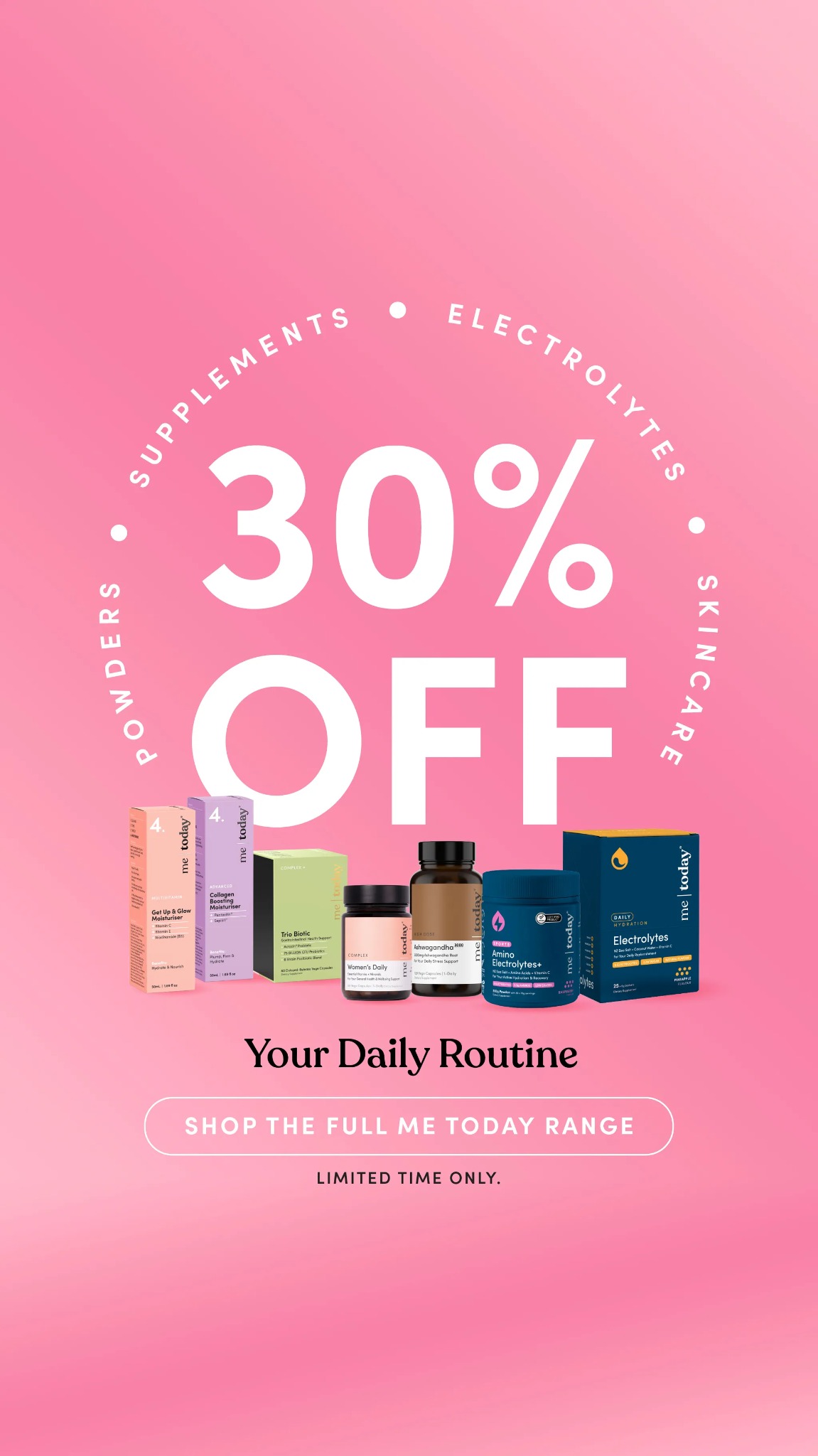 Me Today Facebook ad