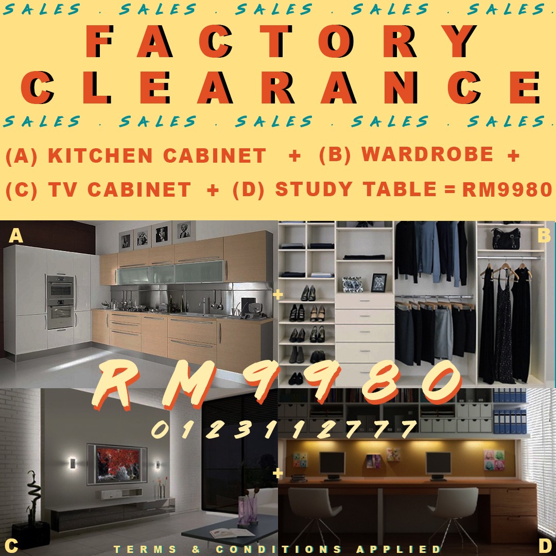 Masterpiece Kitchen Sdn Bhd Facebook ad: Sales Direct Factory