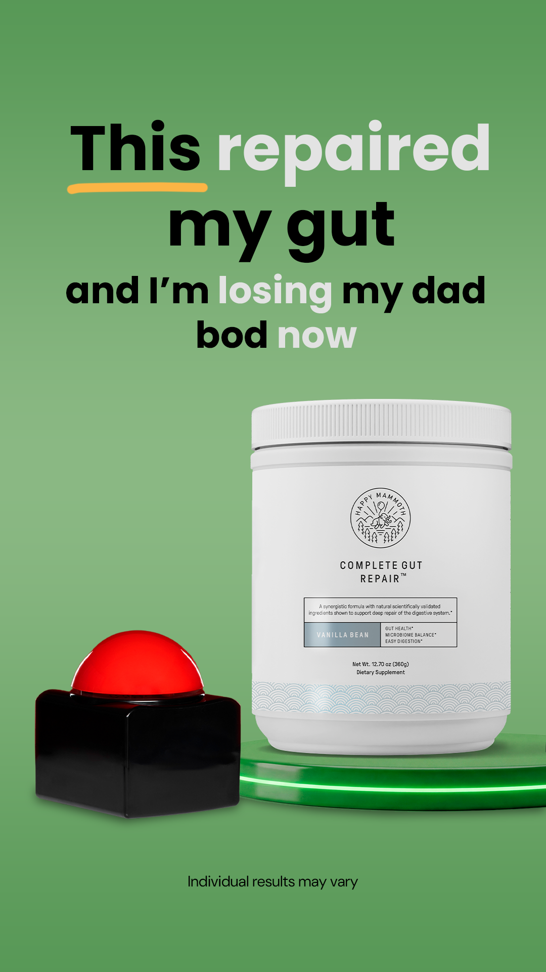 Morph Method Facebook ad