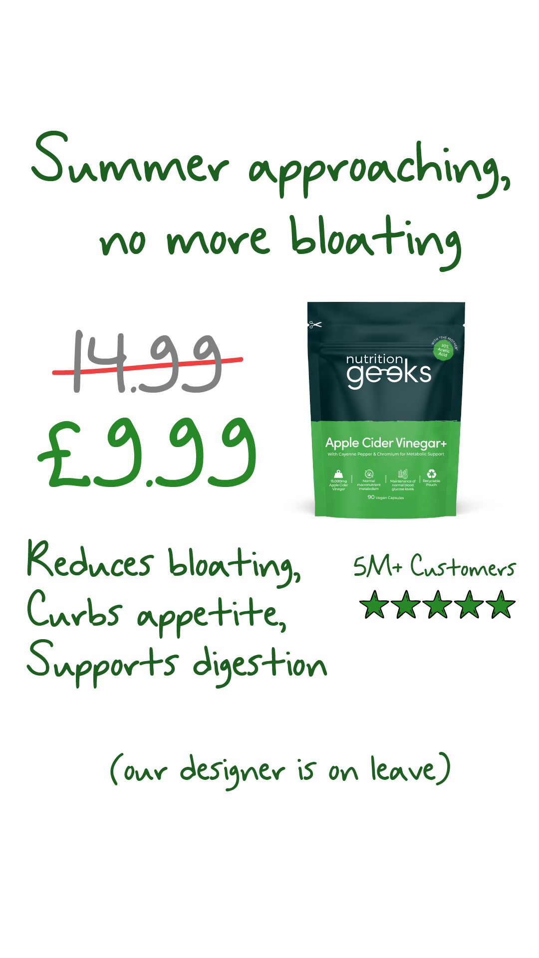 Nutrition Geeks Facebook ad