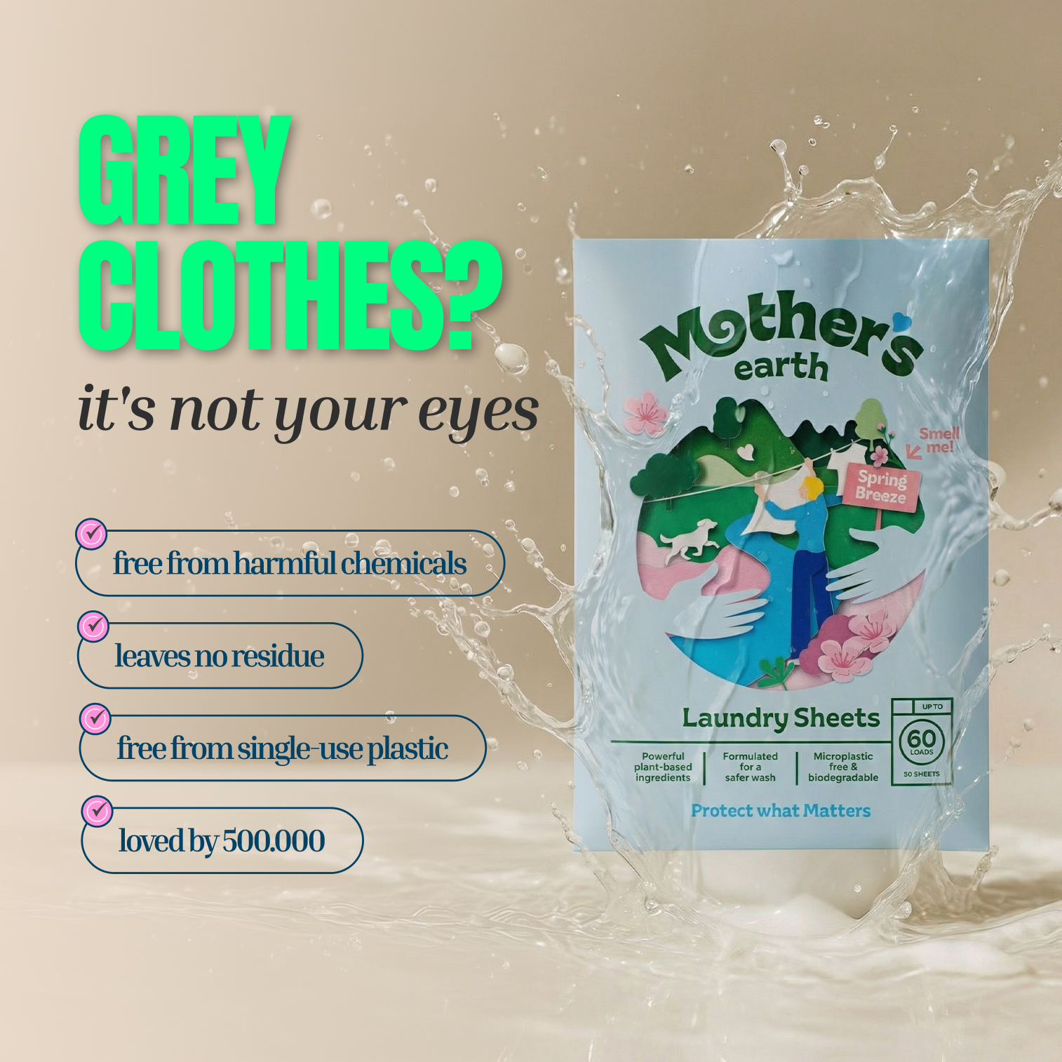 Mothers Earth Facebook ad