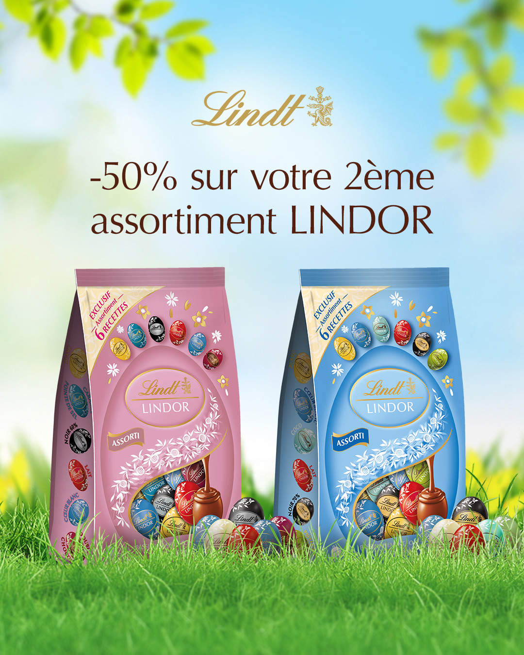Lindt Facebook ad
