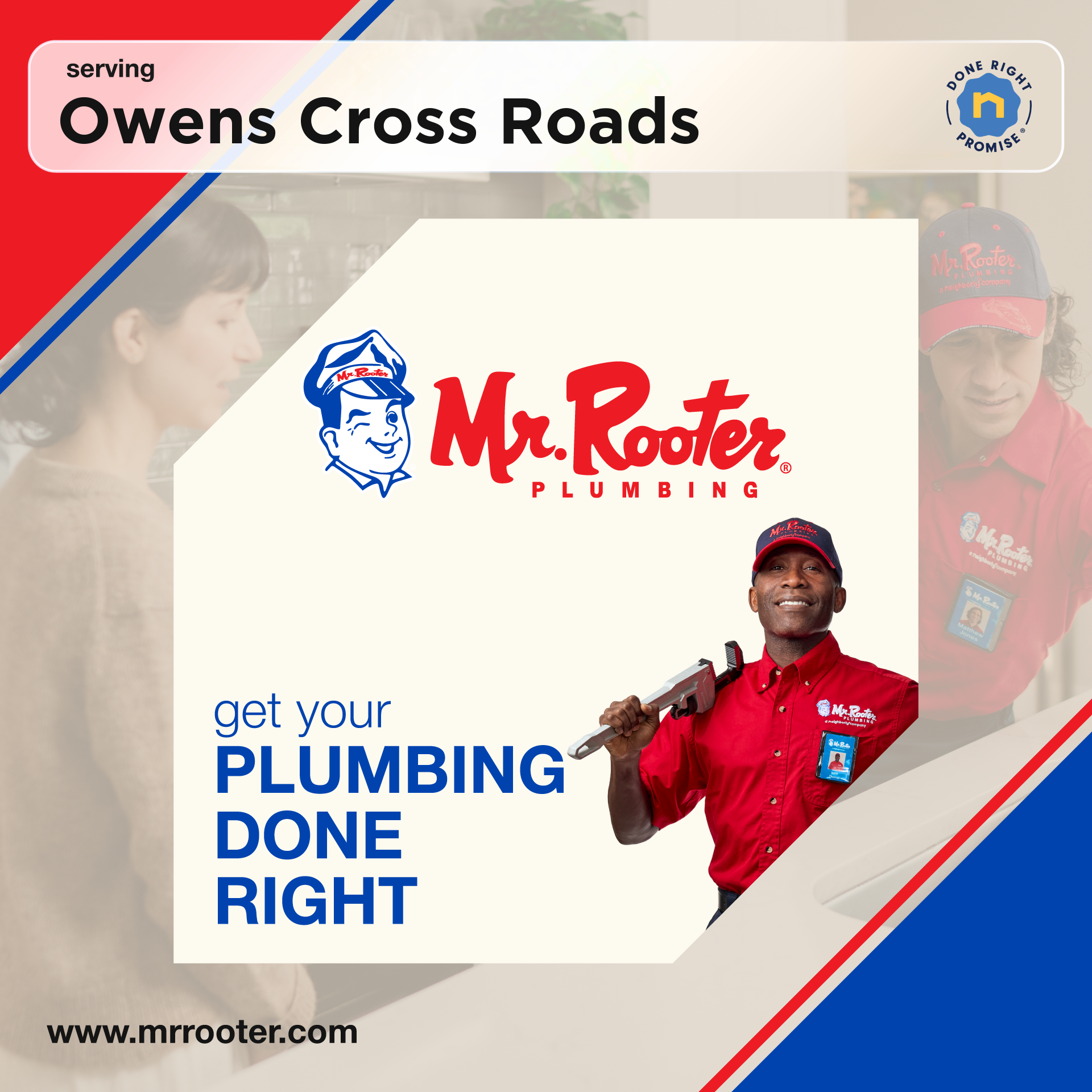 Mr Rooter Plumbing of Huntsville Facebook ad