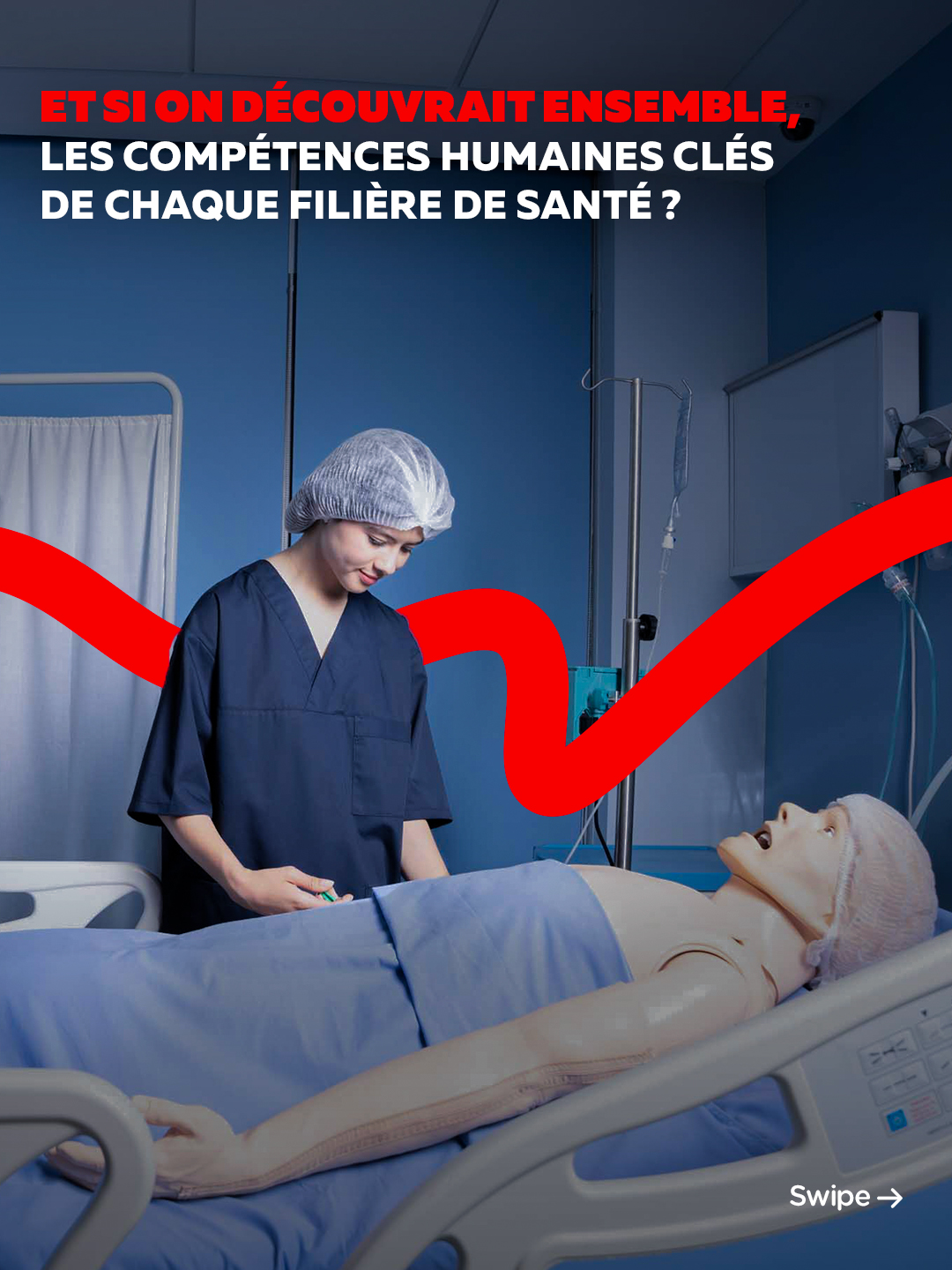 Université Centrale Facebook ad: À l’École de santé de l’Université Centrale, former…
