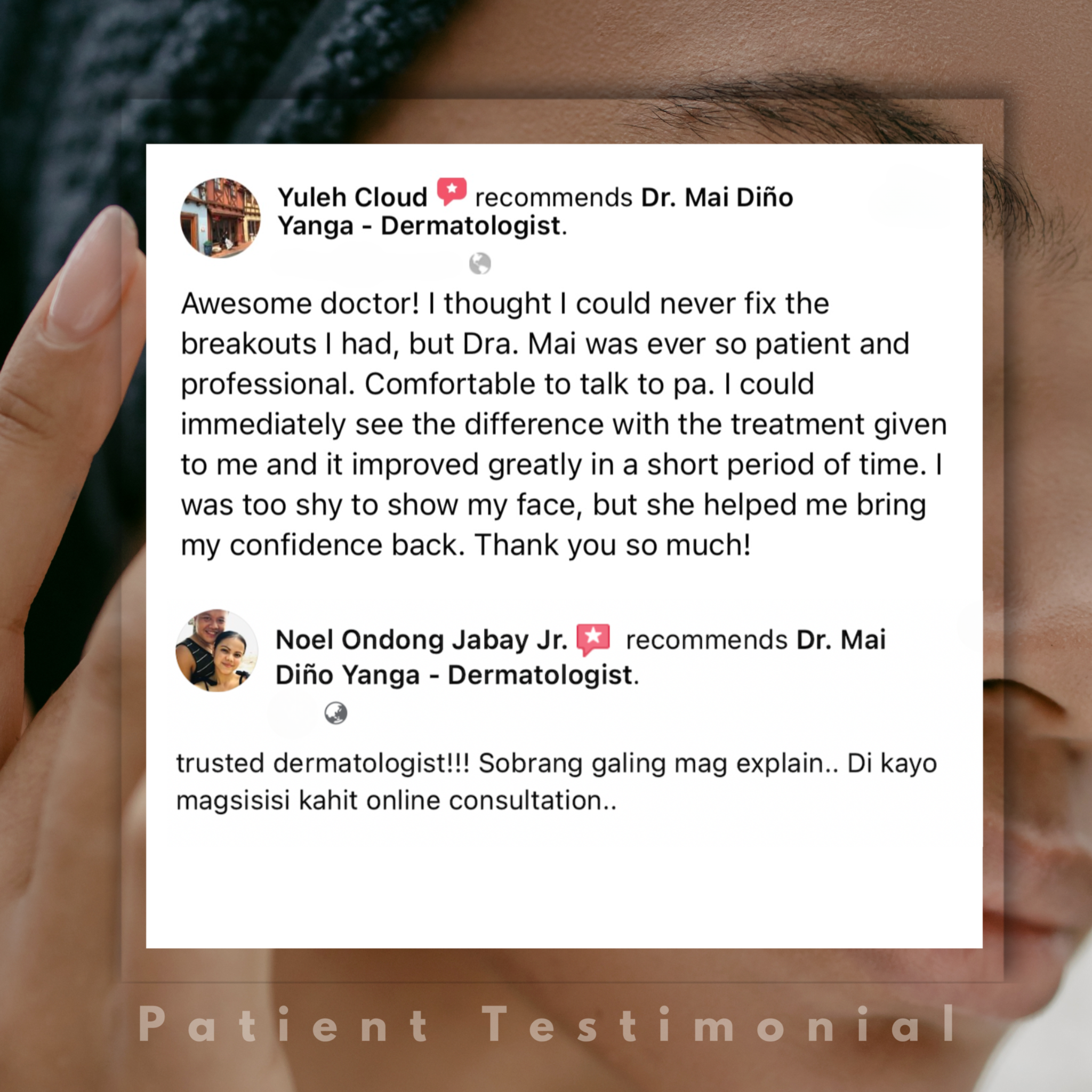 Dr. Mai Diño Yanga - Dermatologist Facebook ad: Chat with us