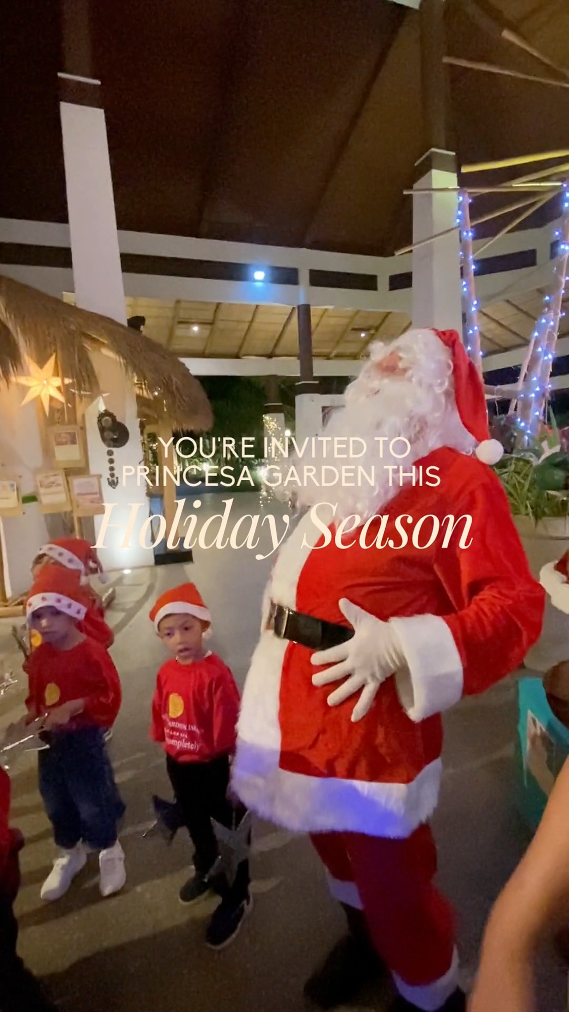Princesa Garden Island Resort & Spa Facebook ad: Where do you spend the holidays?