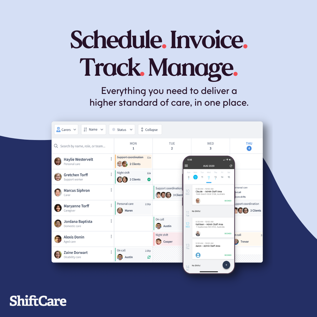 ShiftCare North America Facebook ad from Jun 28, 2026