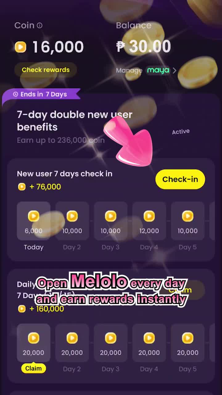 Melolo Freedrama-PH Facebook ad: Grab coins, binge for free