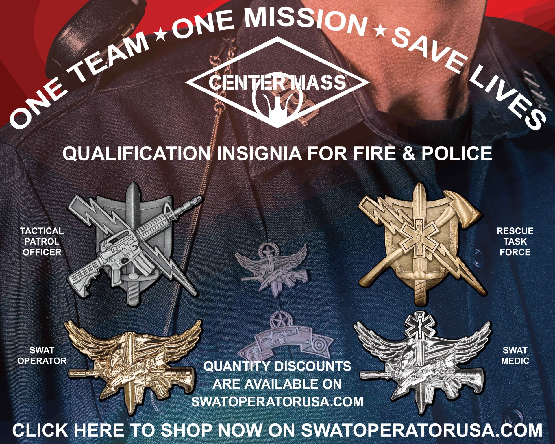 Center Mass, Inc. Facebook ad: Help build Esprit De Corps between all the…