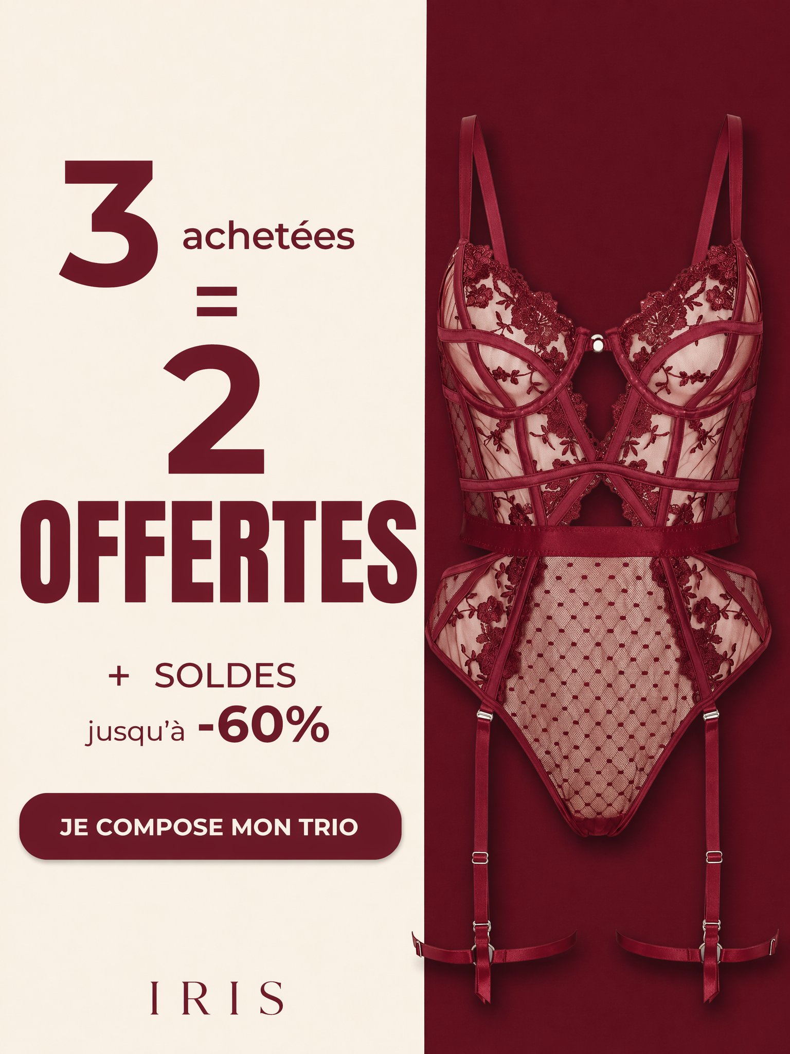Iris Lingerie Facebook ad