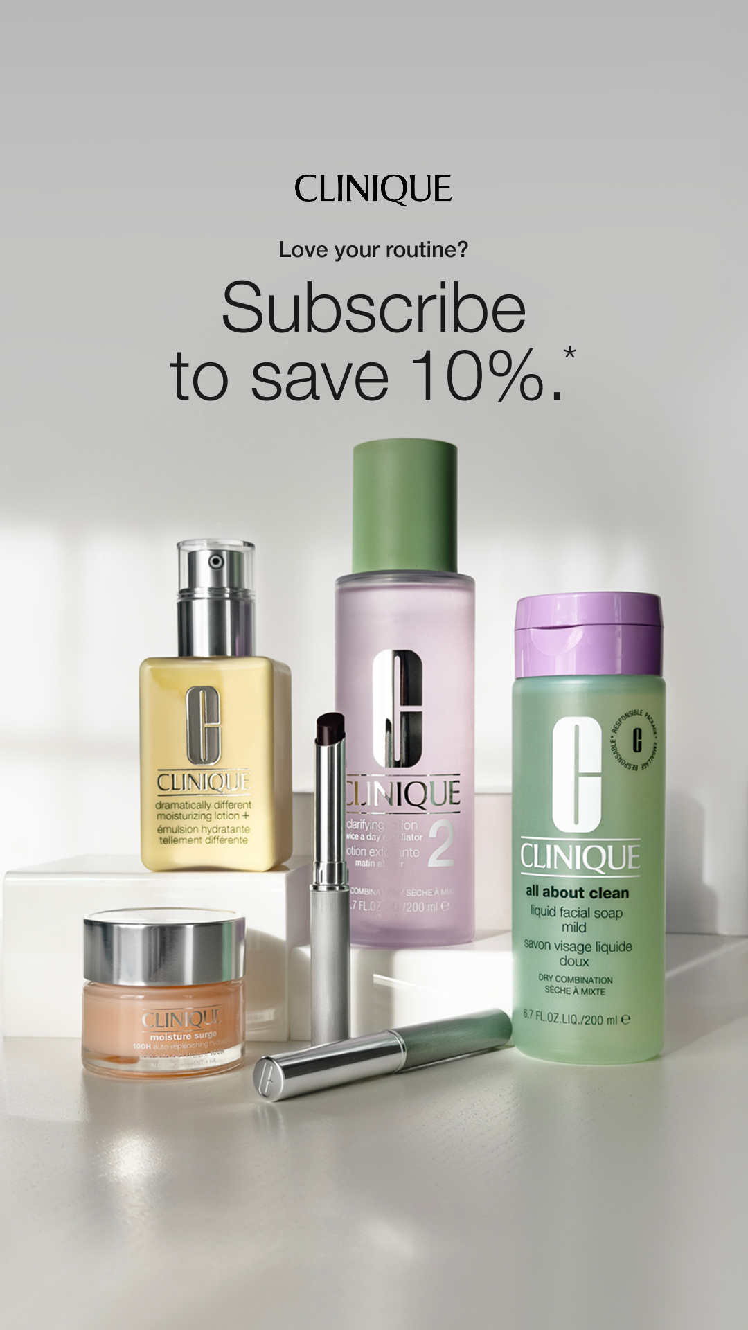 Clinique Facebook ad