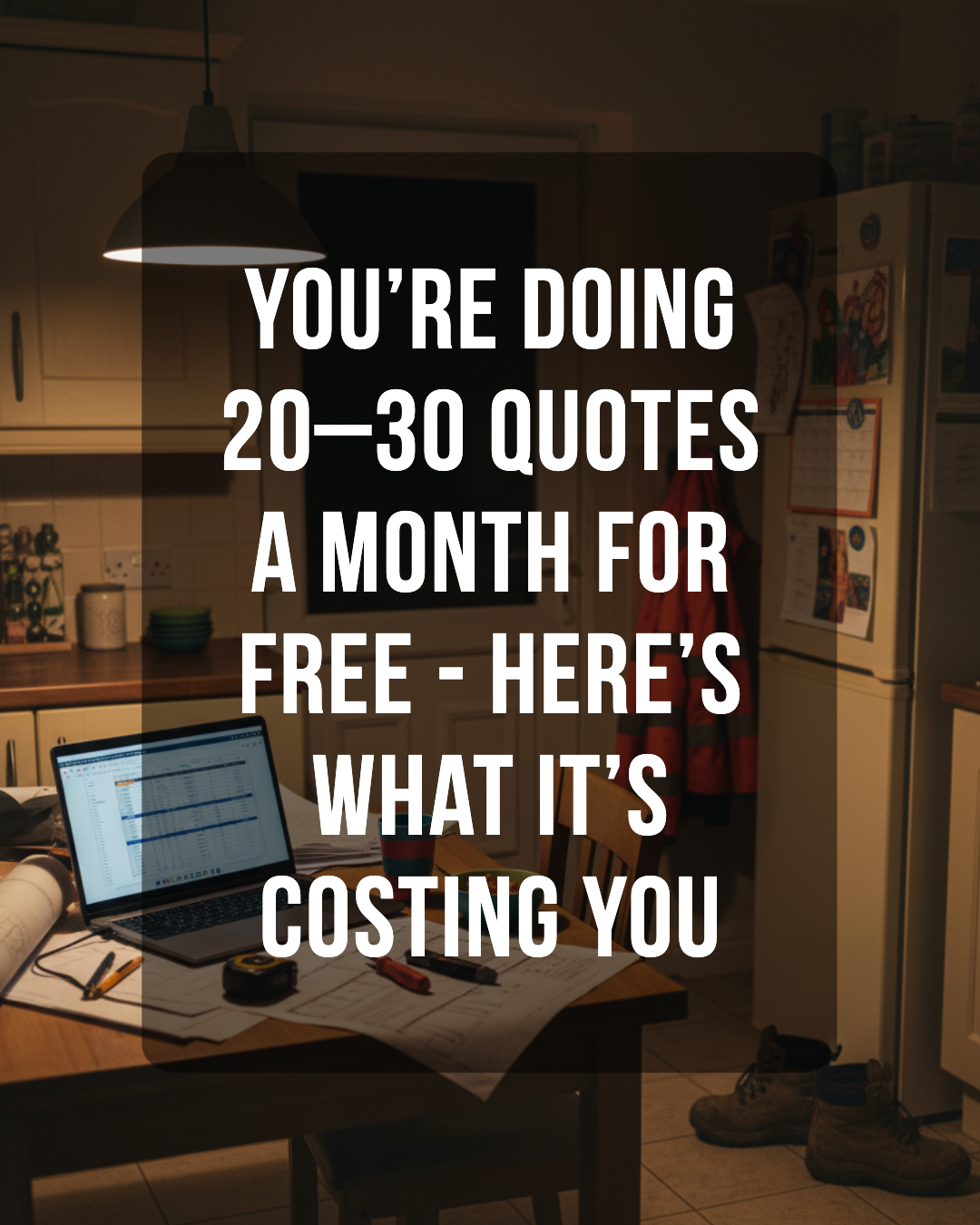 Barry Randall Facebook ad: How free quoting quietly steals your profit and time