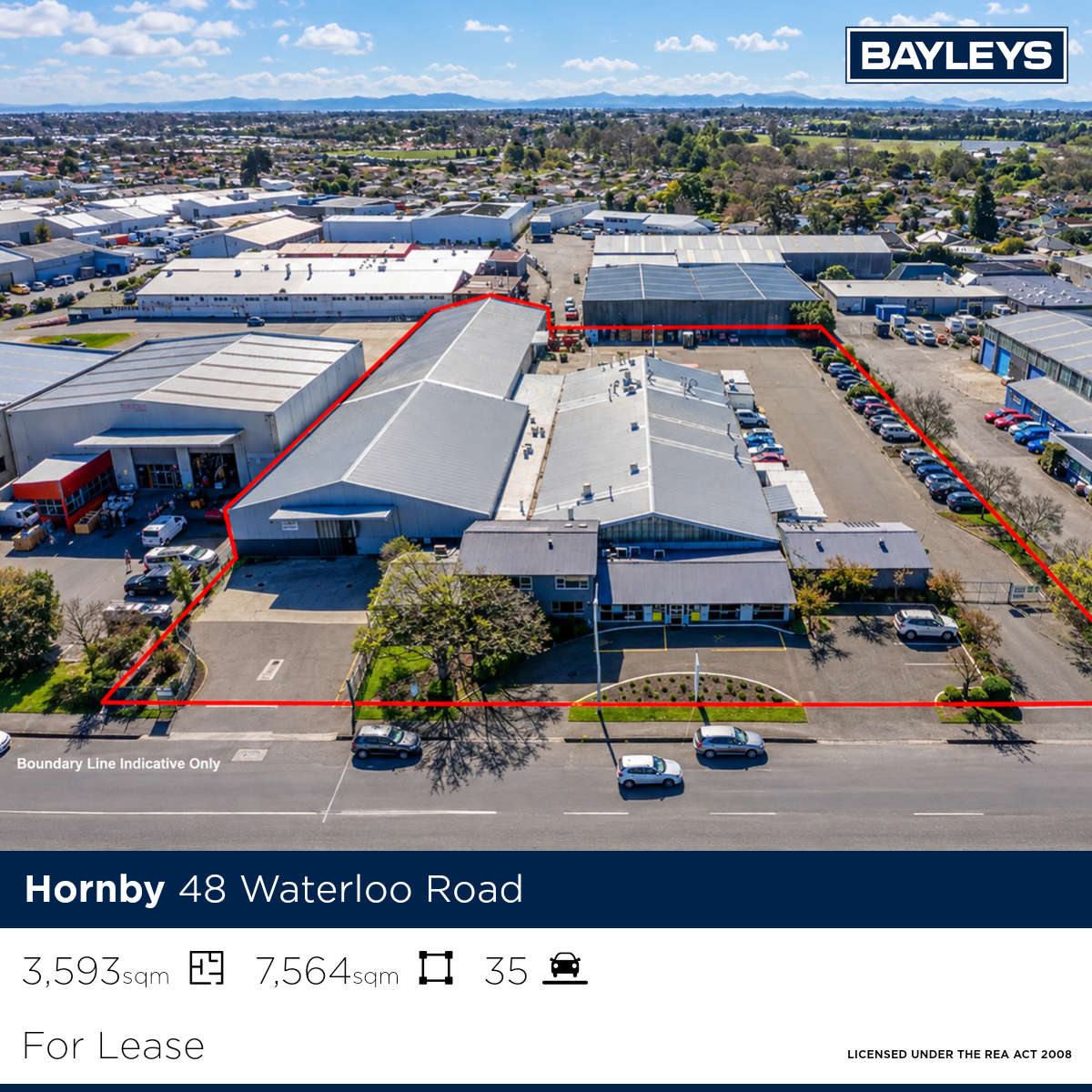 Bayleys Canterbury Commercial Facebook ad: Large Scale in the Right Location