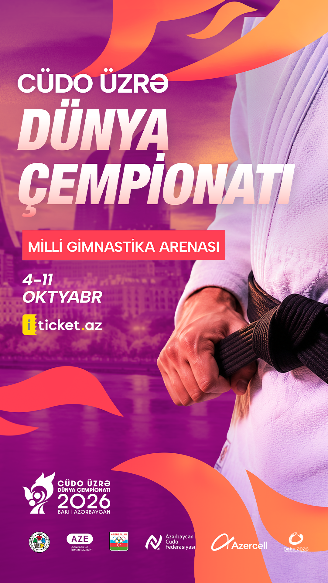 Azərbaycan Cüdo Federasiyası / Azerbaijan Judo Federation Facebook ad: Dünya cüdosu Bakıya gəlir. Biletini qaçırma.