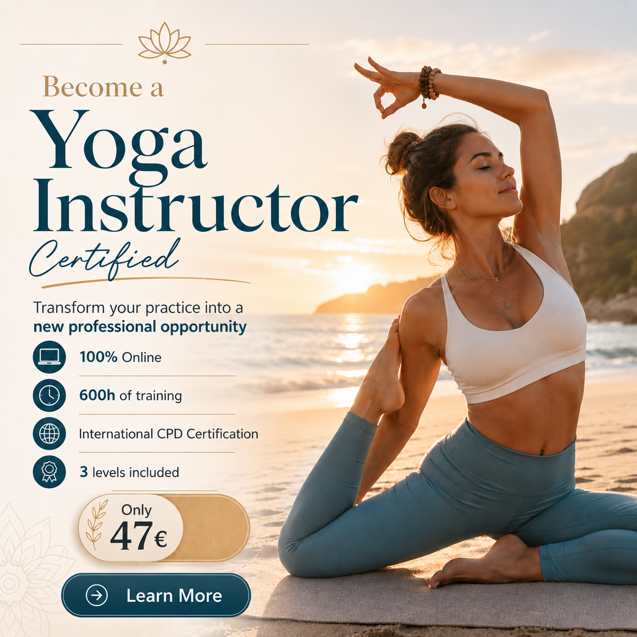 European Meditation Institute Facebook ad