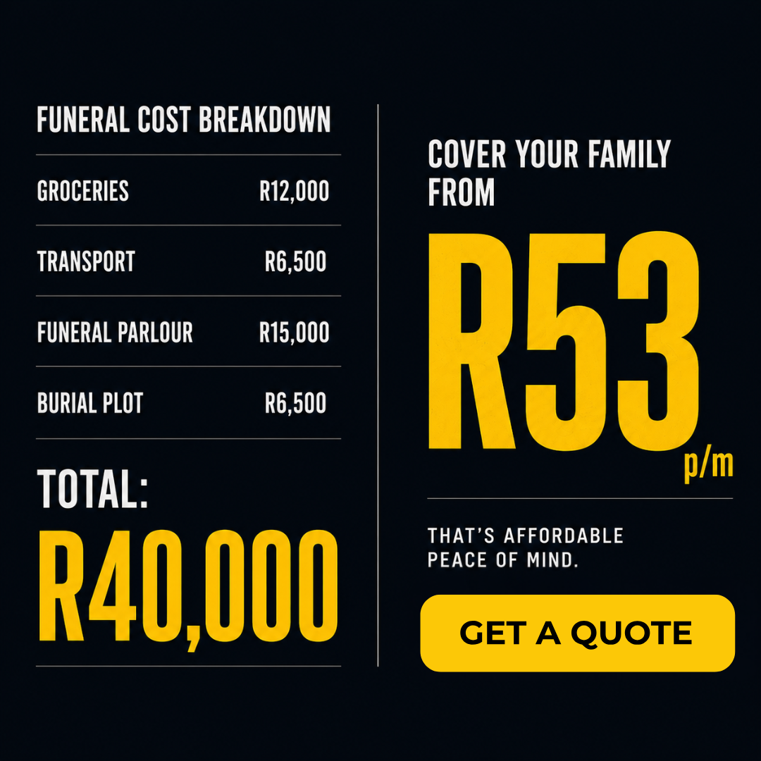 Funeral Cover SA Facebook ad