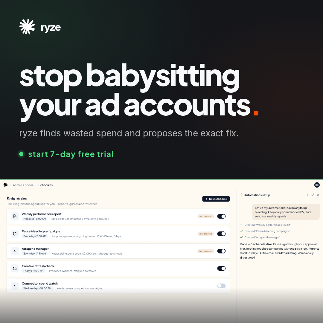 Ryze AI Facebook ad