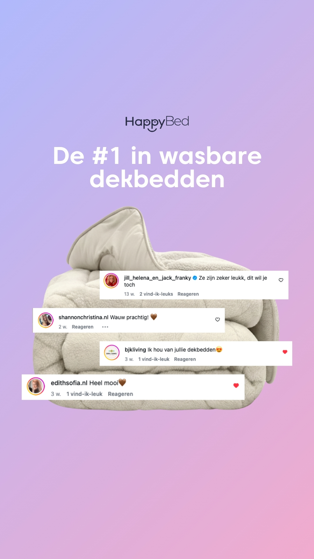 HappyBed Facebook ad