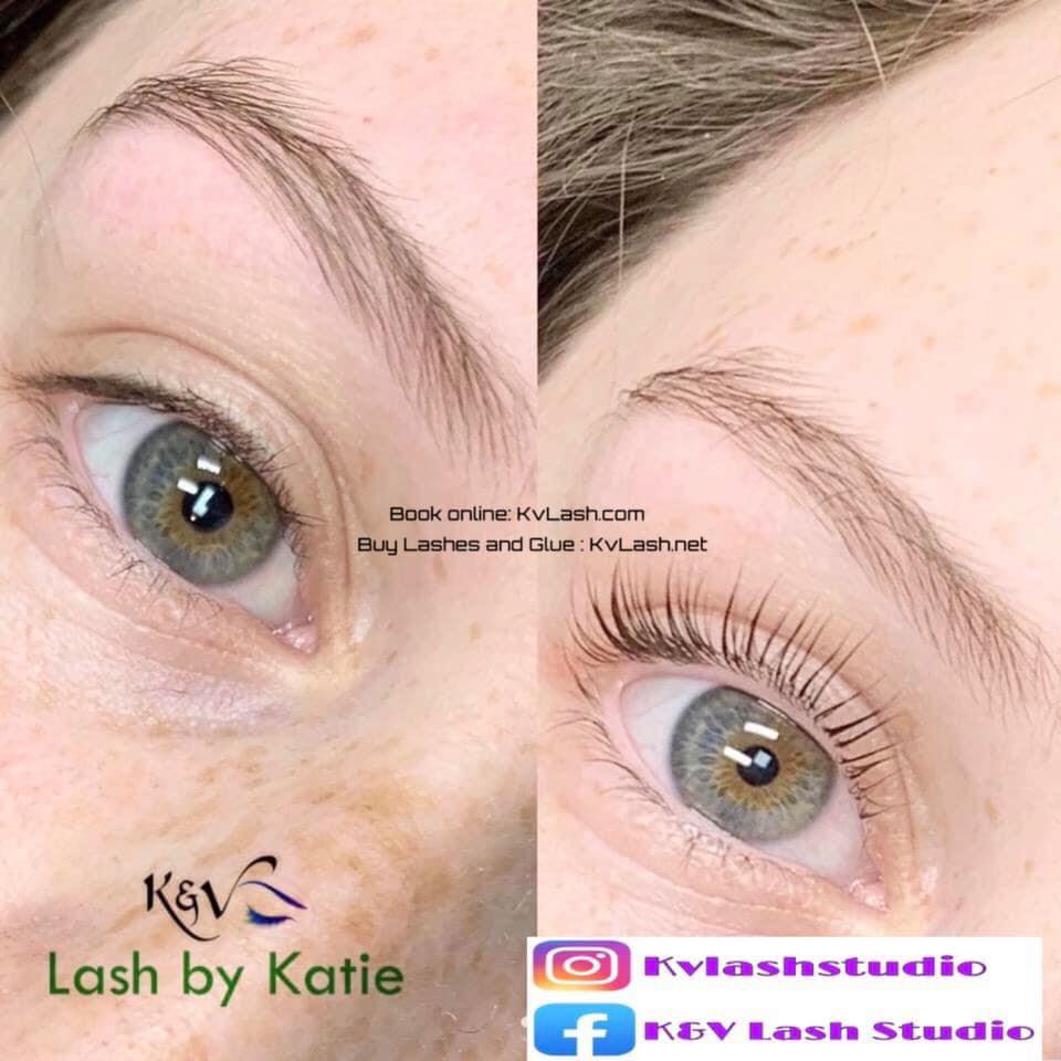 K&V Lash Studio Facebook ad