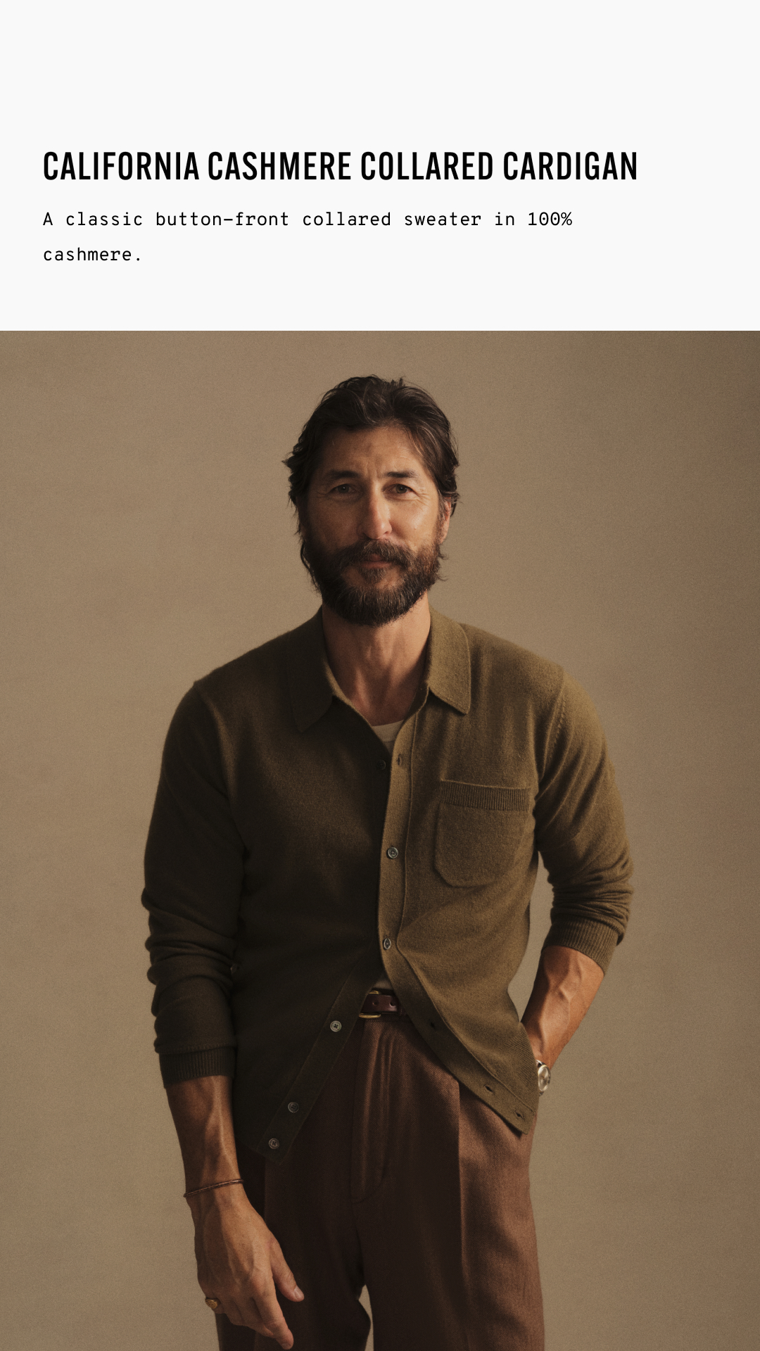 Buck Mason Facebook ad
