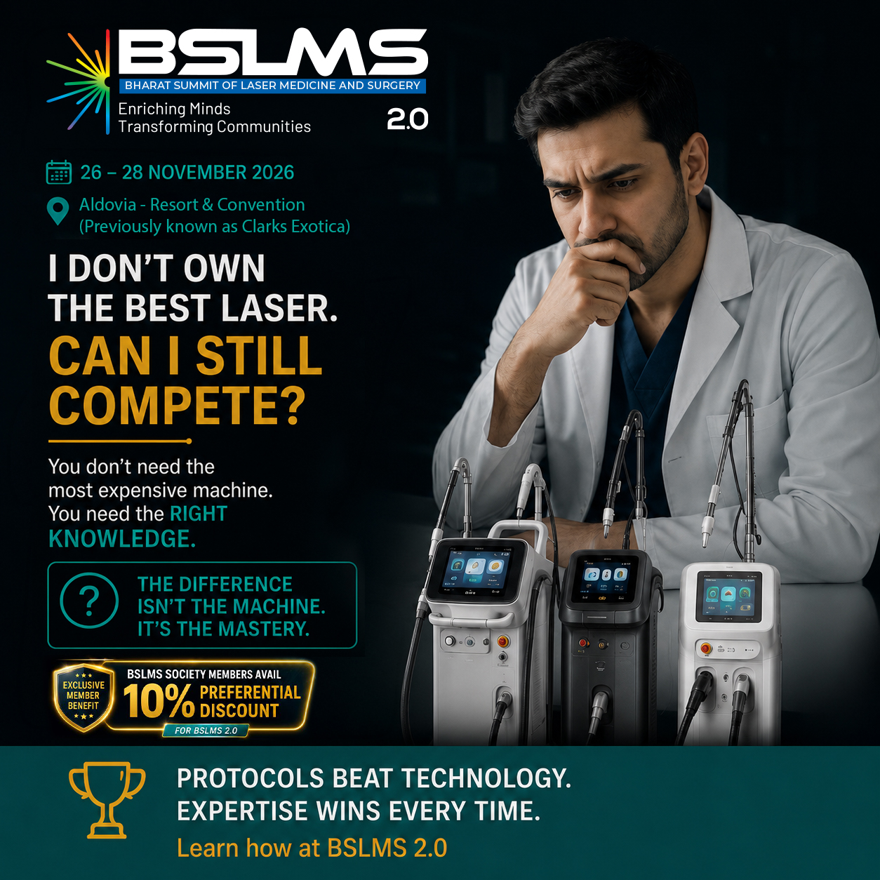 BSLMS 2025 Facebook ad: Do I need the best laser to deliver…