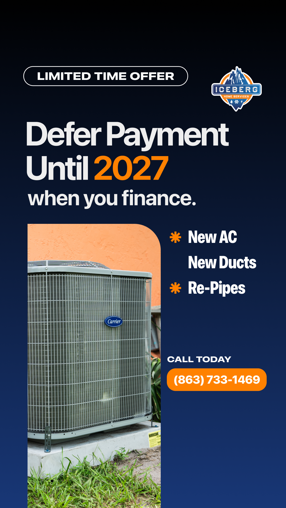 Iceberg Home Services Facebook ad