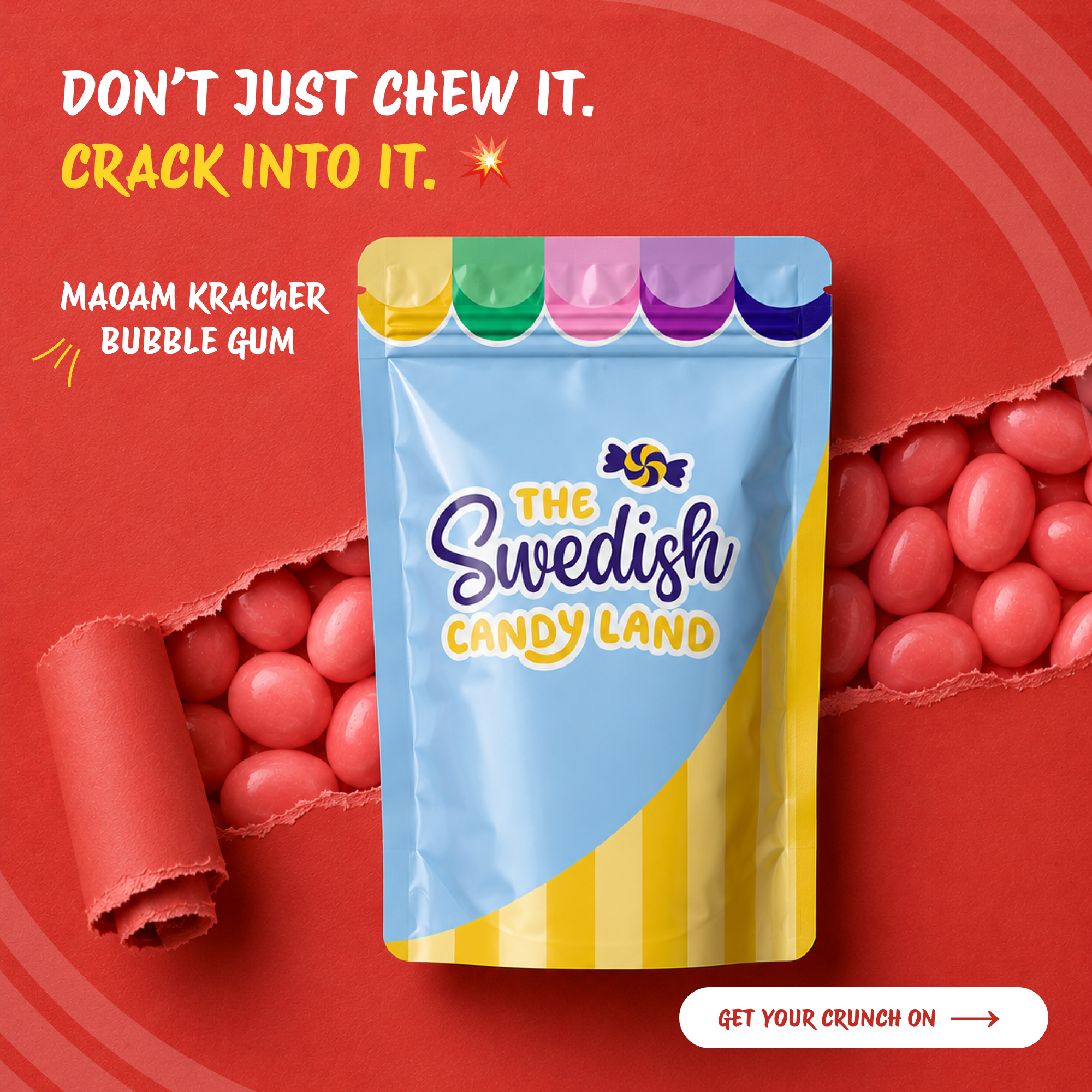 Swedish Candy Land Facebook ad