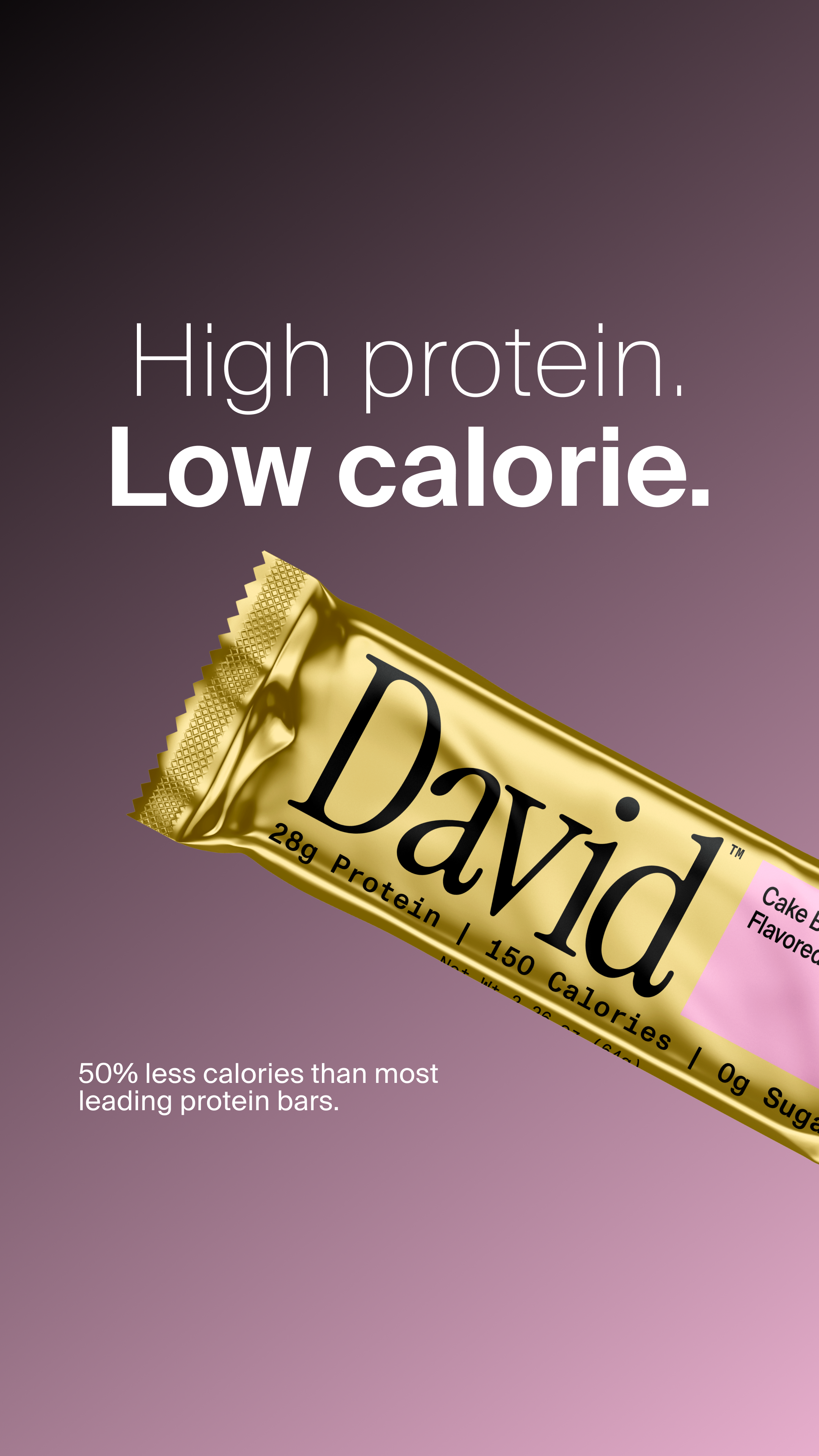 David Protein Facebook ad