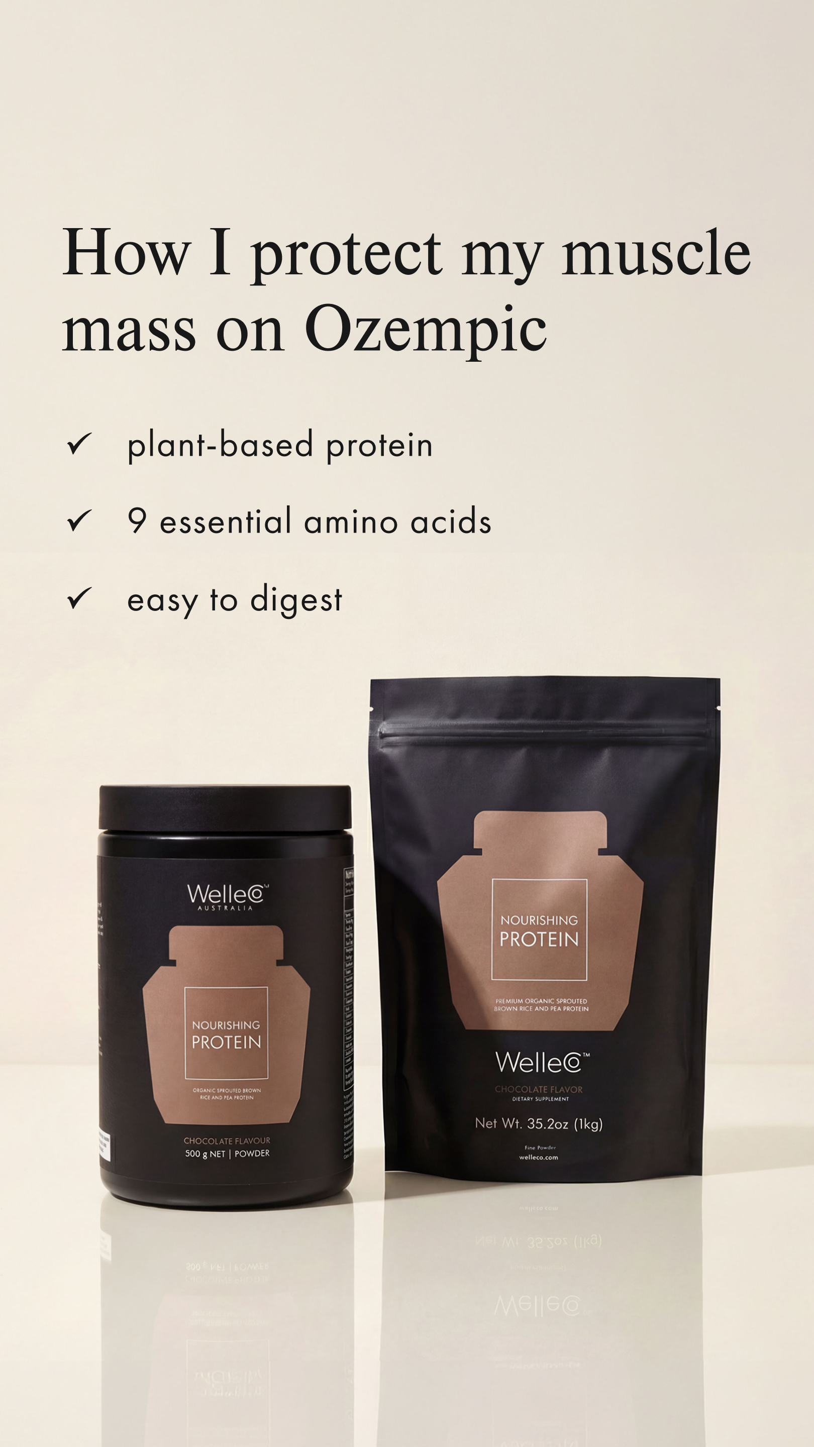 WelleCo Facebook ad