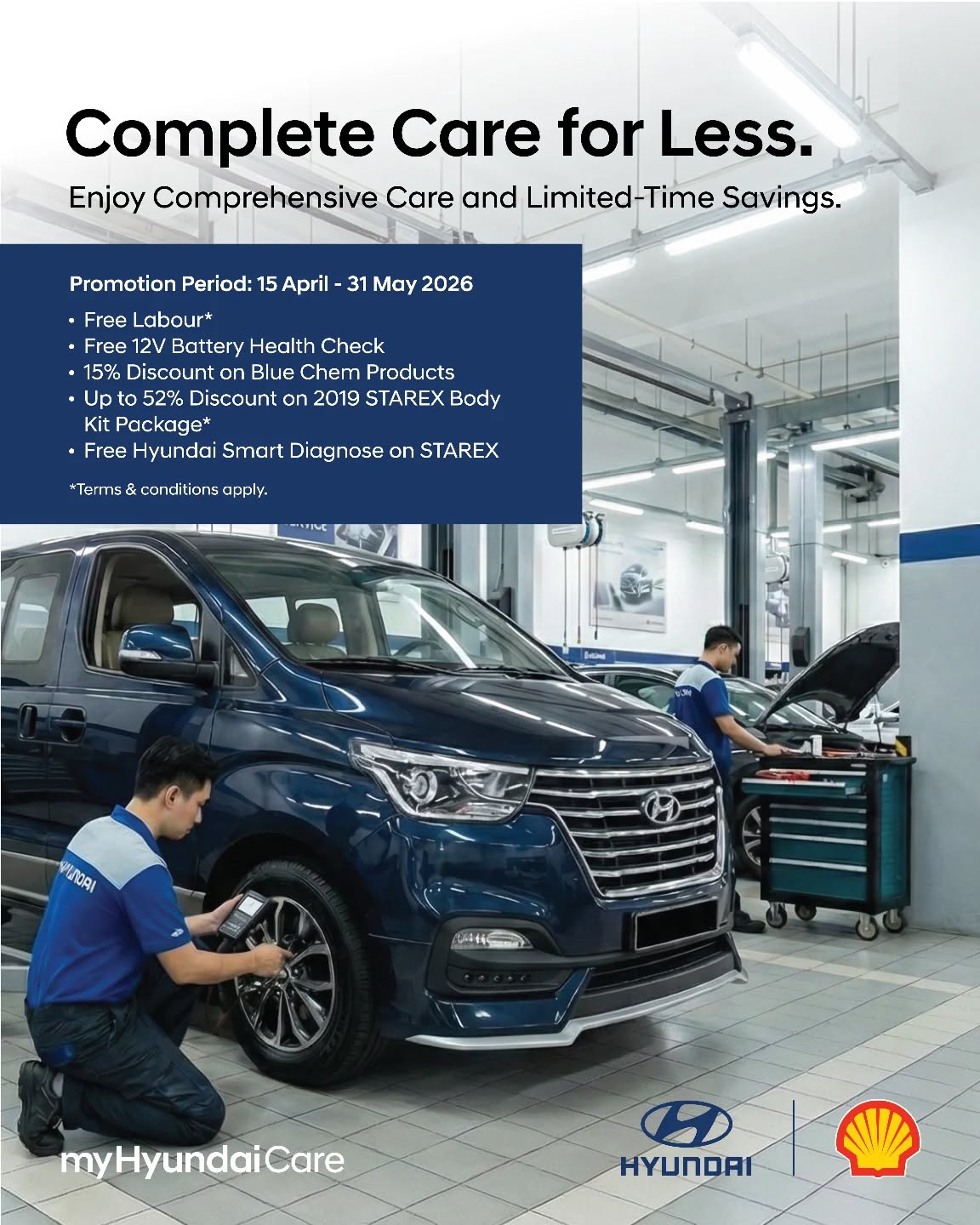 Hyundai Motor Malaysia Facebook ad: Complete care, now with greater savings.