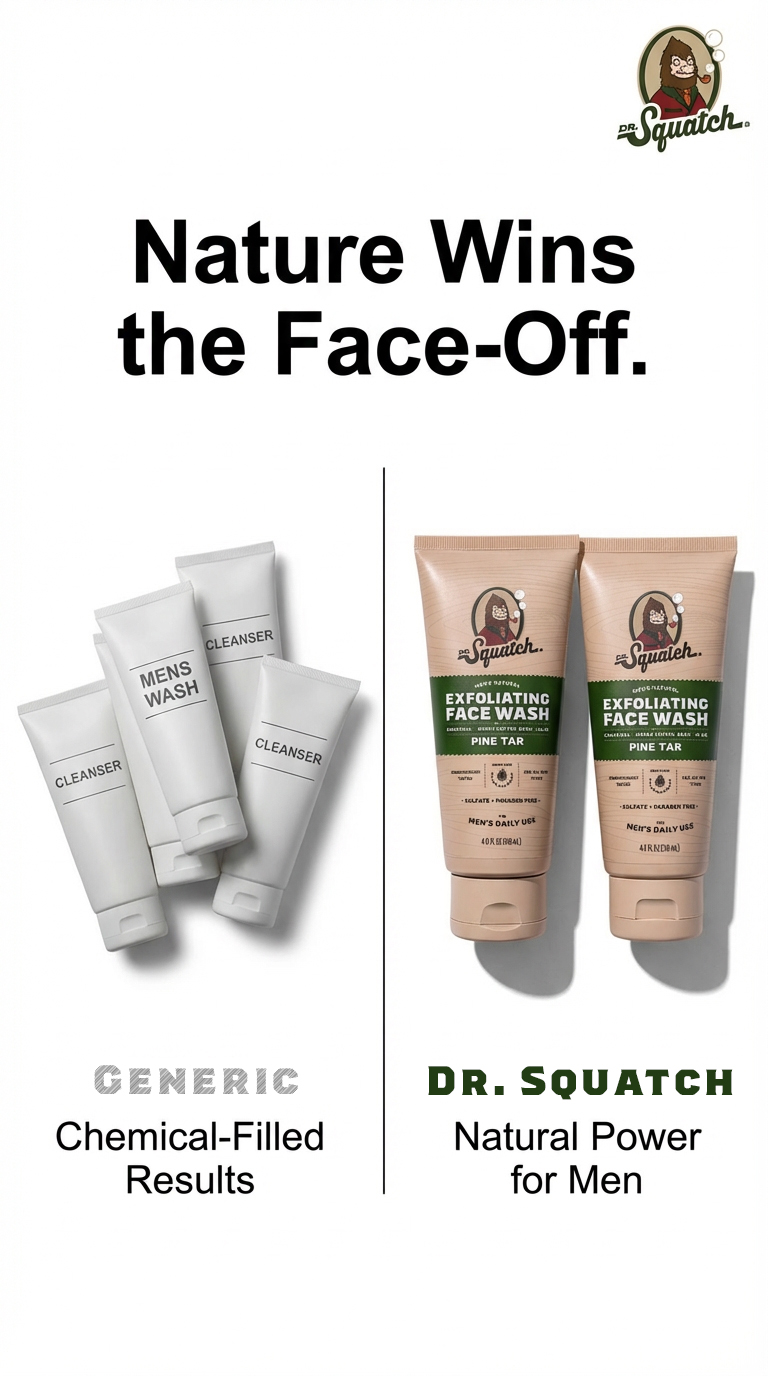 Dr. Squatch Facebook ad
