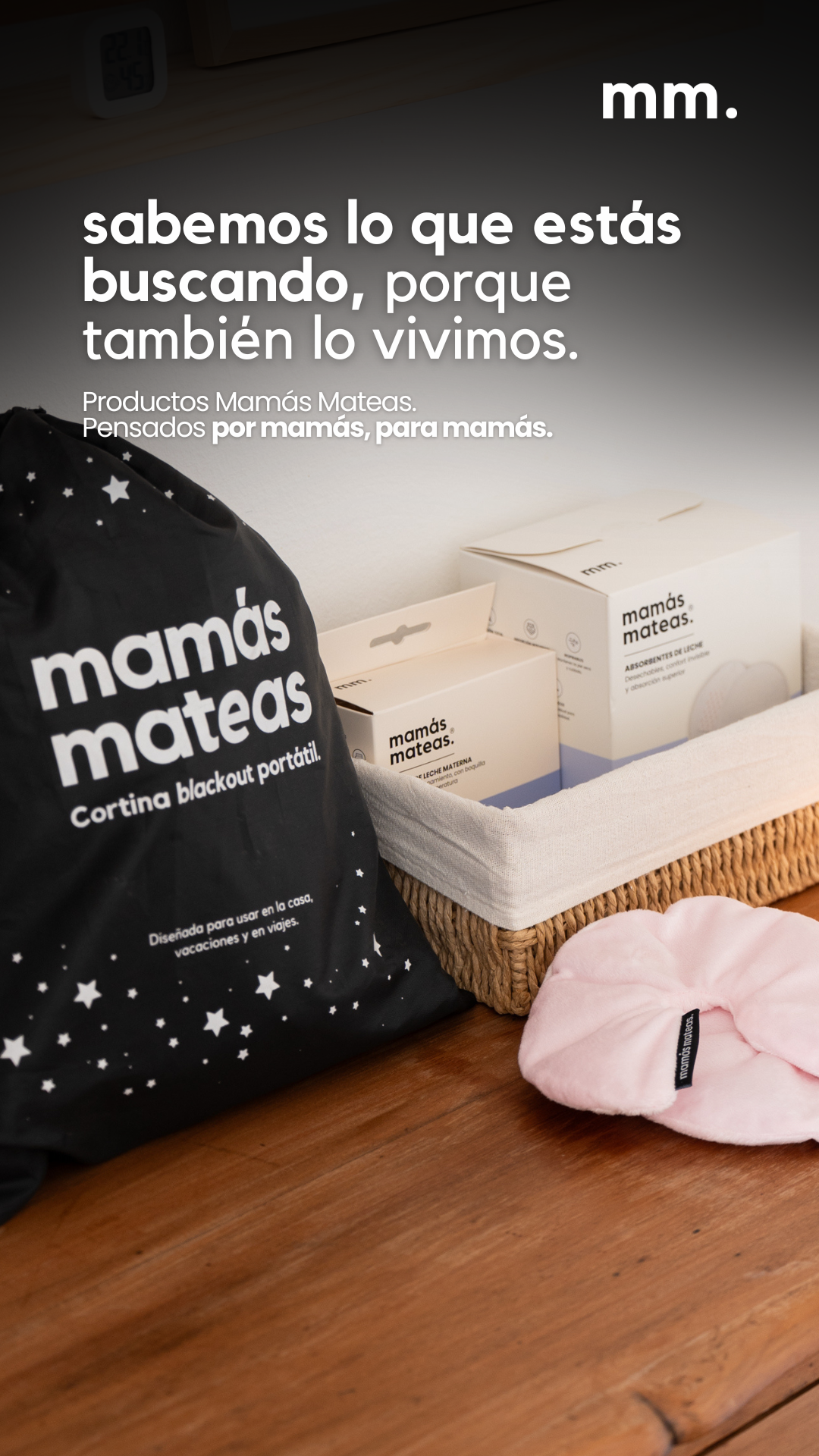 Mamás Mateas Facebook ad: Productos creados por mamás, para mamás