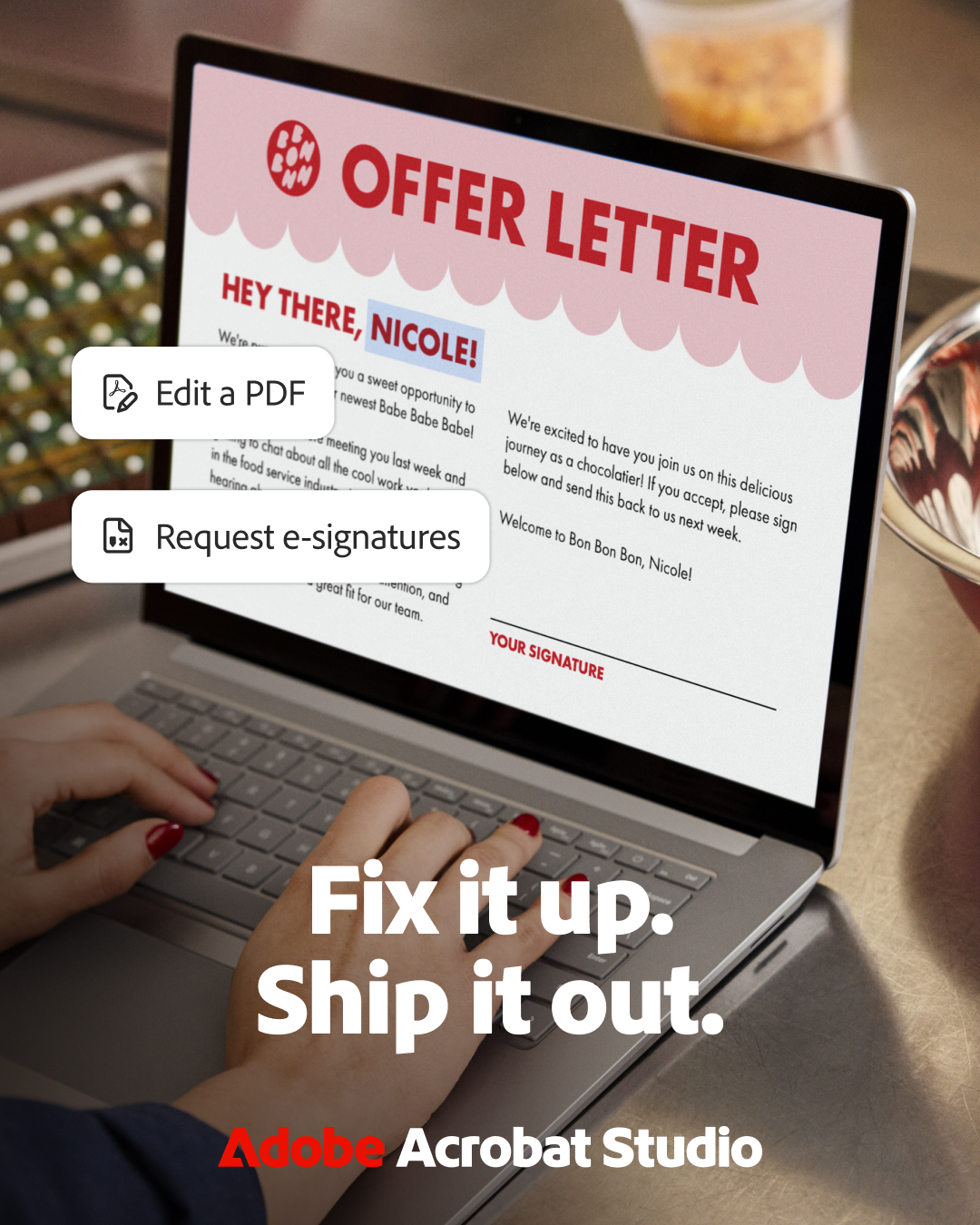 Adobe Acrobat Facebook ad