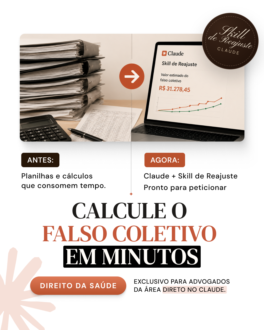 Elton Fernandes - Advocacia Especializada em Saúde Facebook ad: Claude Skill - Summit Direito da Saúde