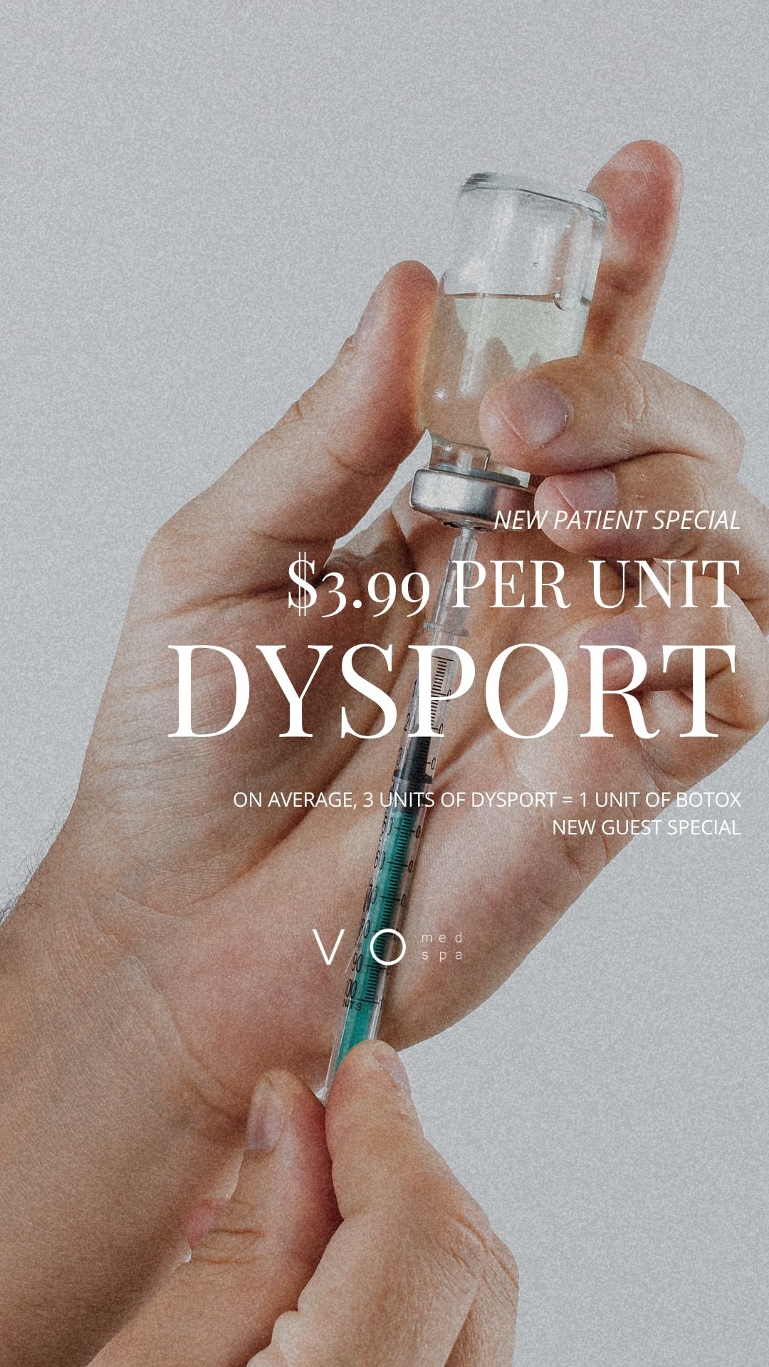 VIO Med Spa Huntersville Facebook ad: Refined for $3.99/Unit