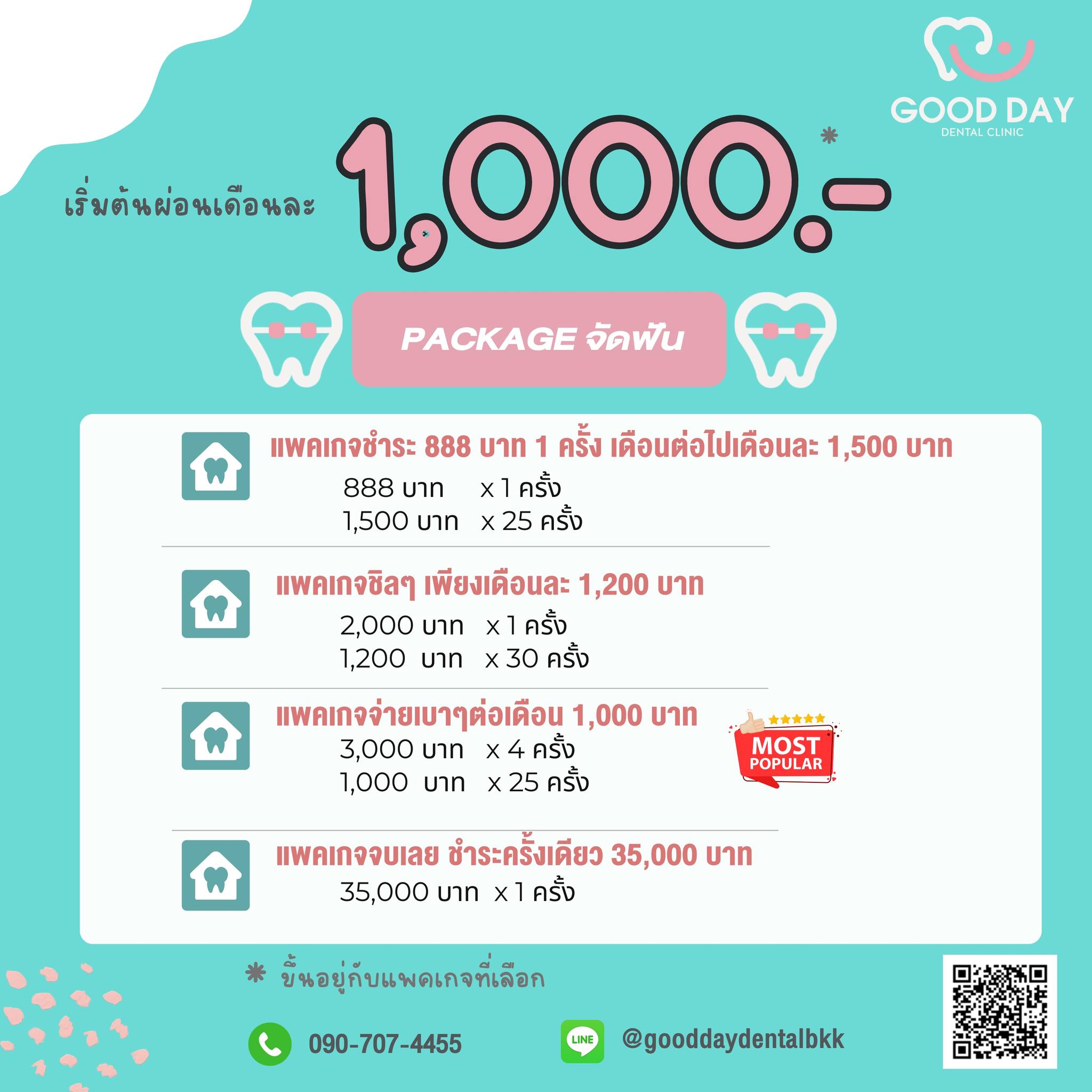 Good Day Dental Clinic คลินิกทันตกรรมกู้ดเดย์ บางซ่อน Facebook ad: - เนื่องจากทุกคนแตกต่างกัน
