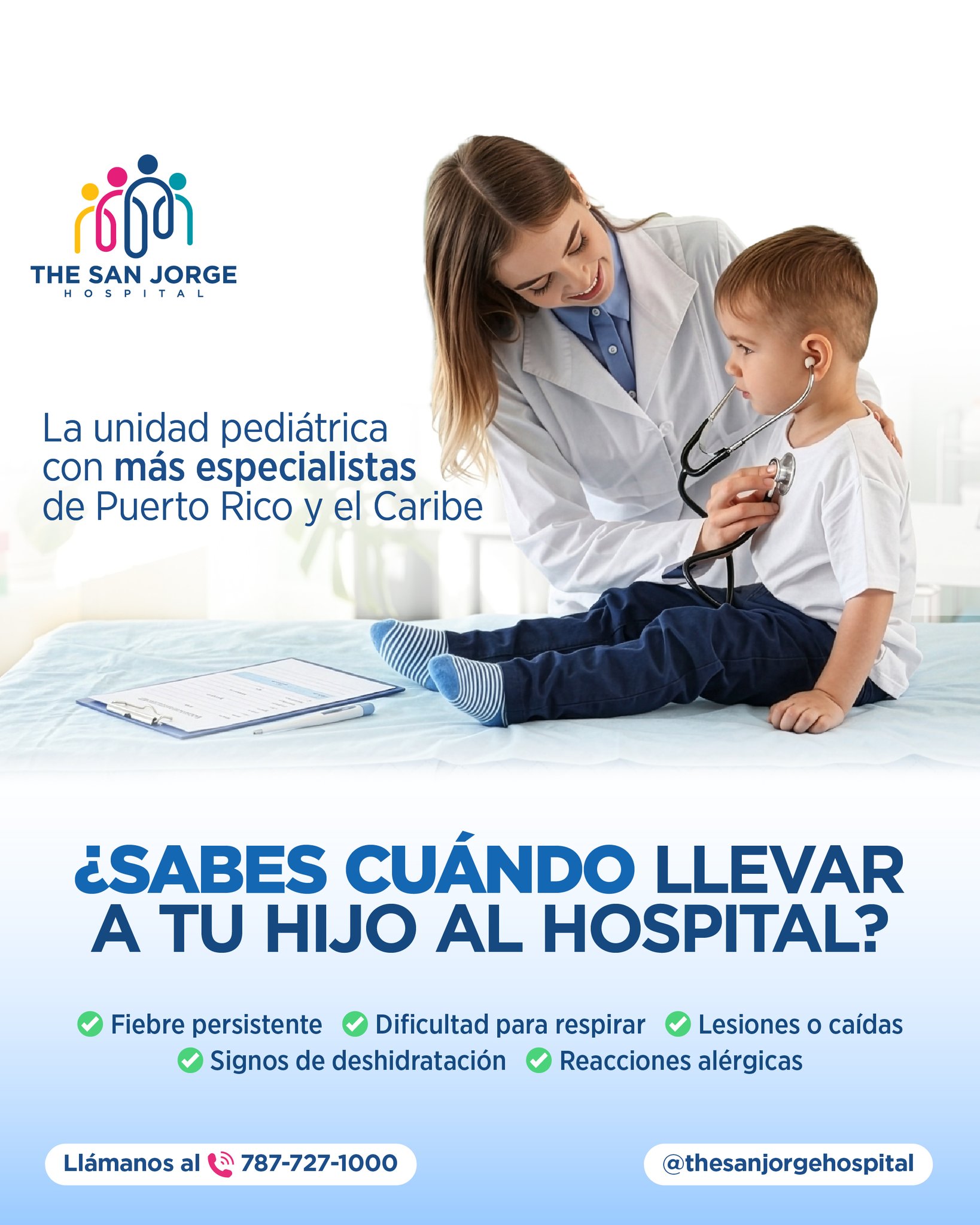 The San Jorge Hospital Facebook ad: Cuando se trata de la salud de los…