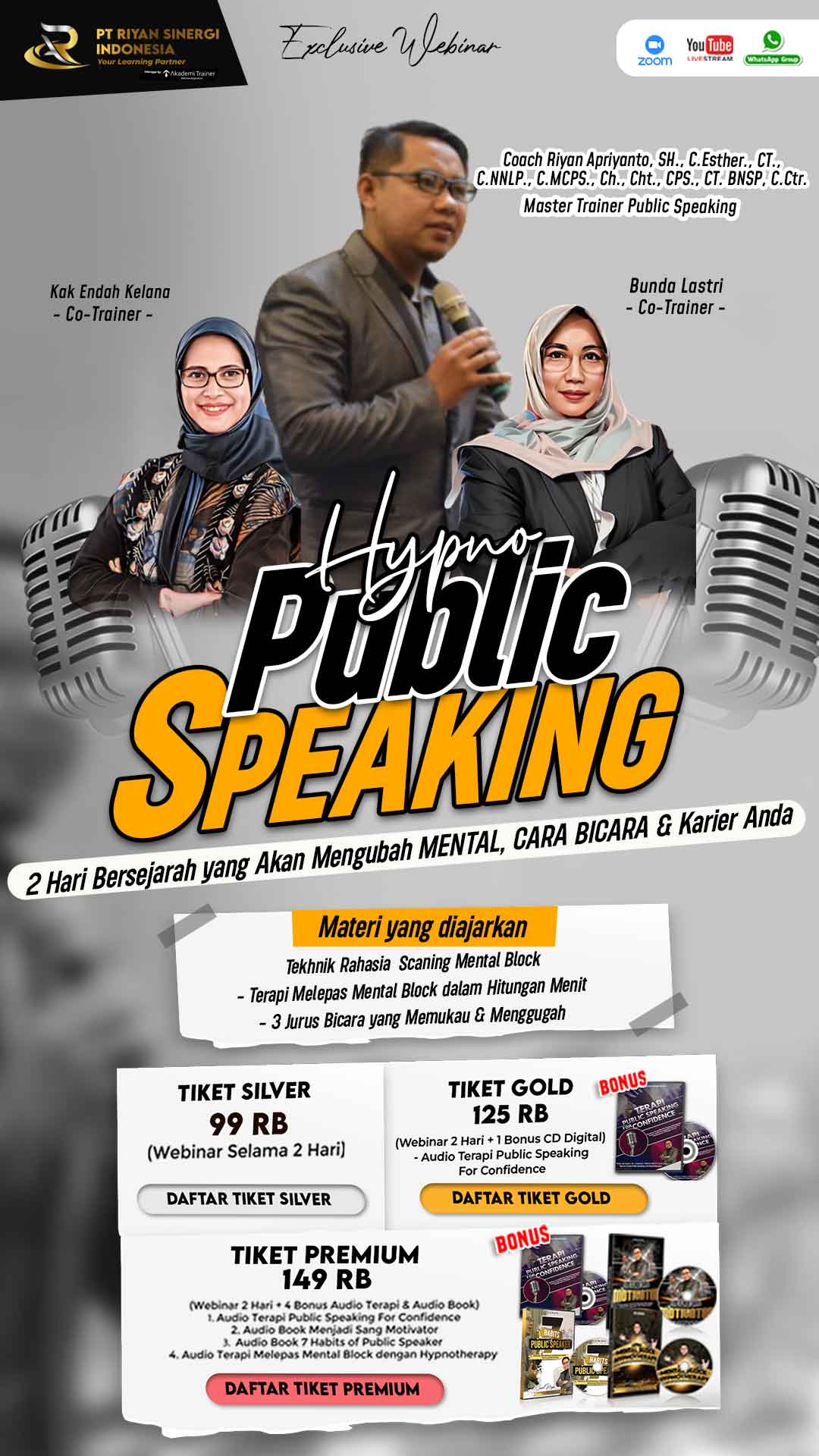Riyan Apriyanto Pelatih Public Speaking Facebook ad