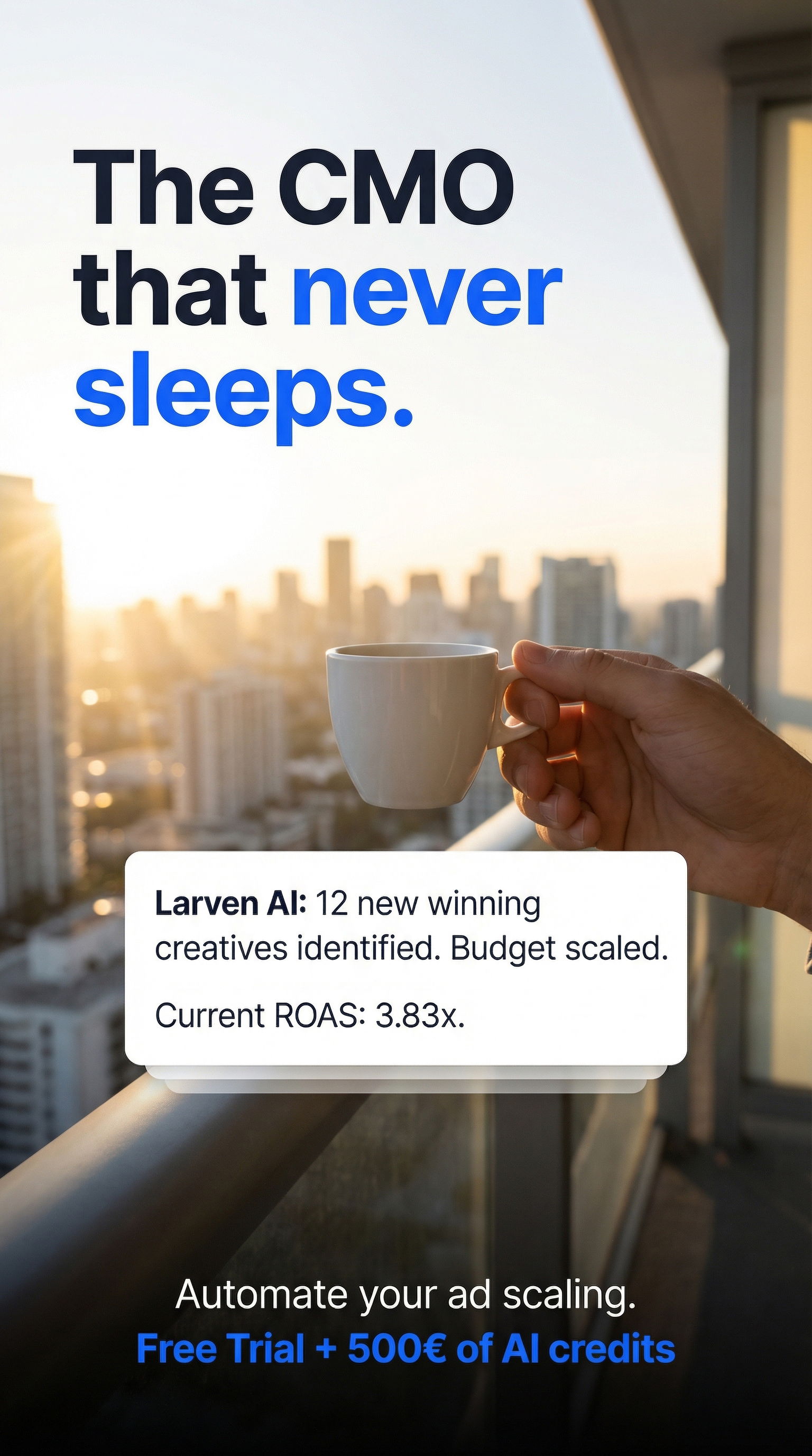 Larven AI Facebook ad