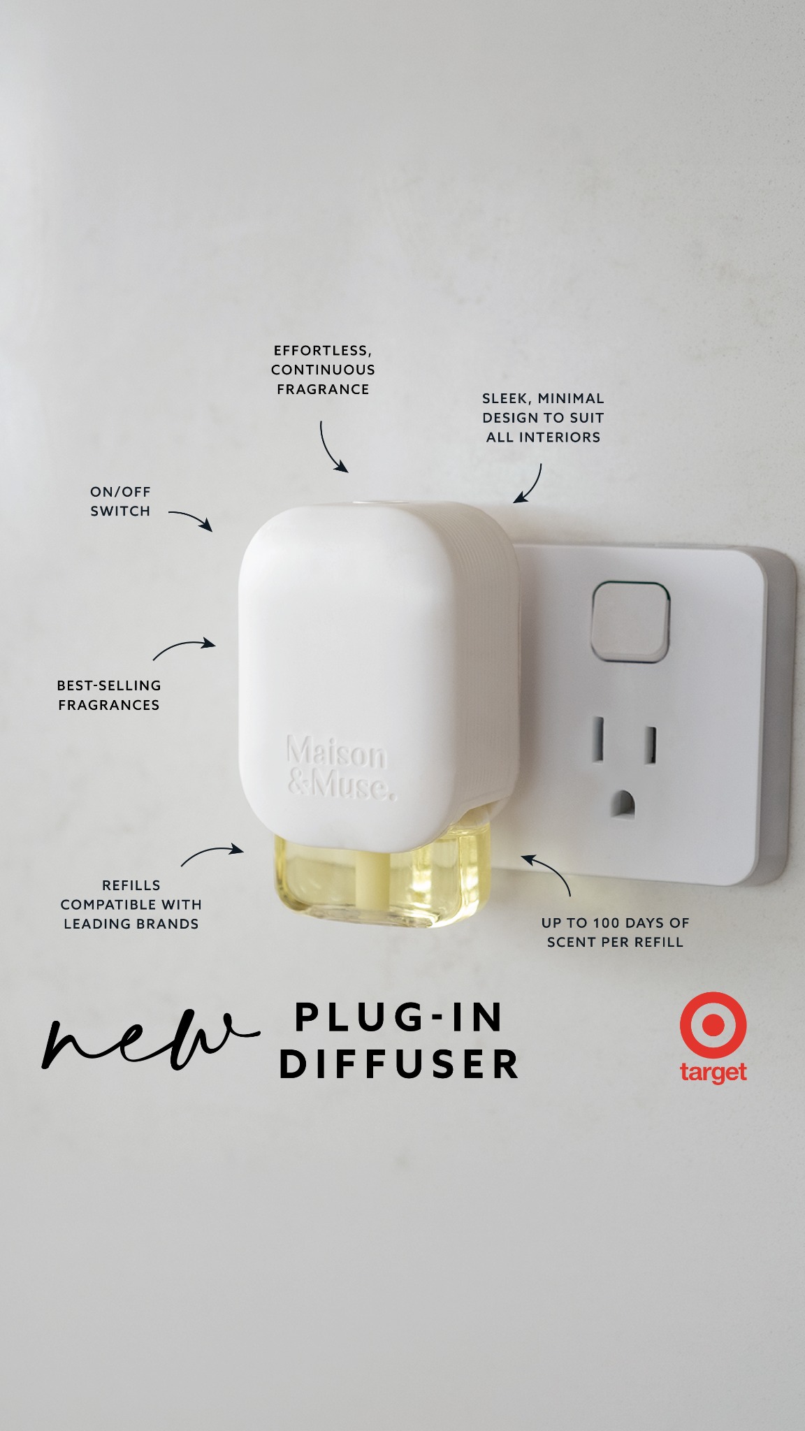 Maison&Muse. Facebook ad: Maison&Muse NEW plug in wall diffusers
