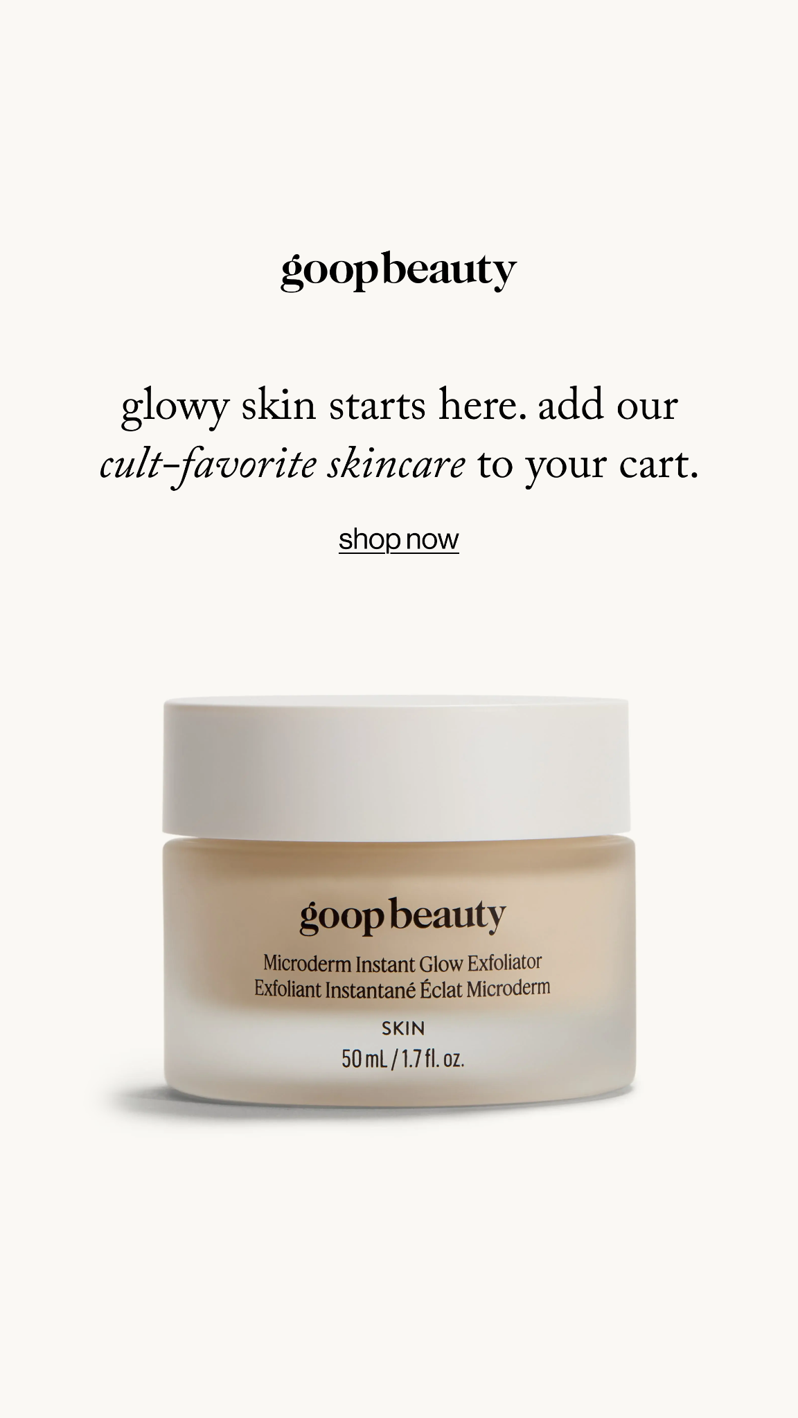 goop Facebook ad