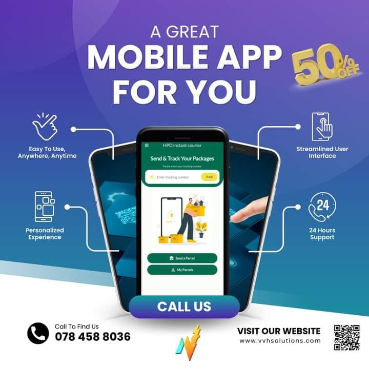 VVH Solutions Facebook ad: Ignite your mobile app dreams with our expertโฆ
