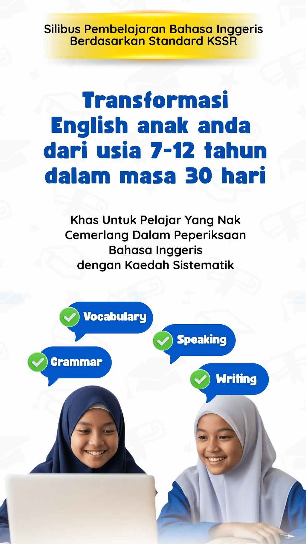 Kelas Bahasa Inggeris Teacher Sharifah Facebook ad: Daftar Percuma! Masuk Kelas Dulu Bayar Kemudian