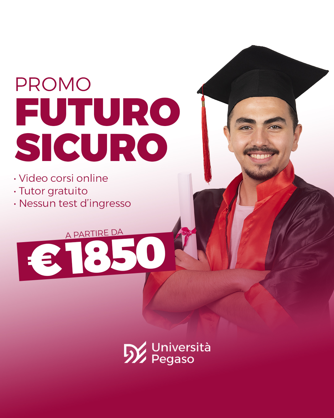 Università telematica Pegaso - Digitale Facebook ad: Compila il modulo, senza impegno!