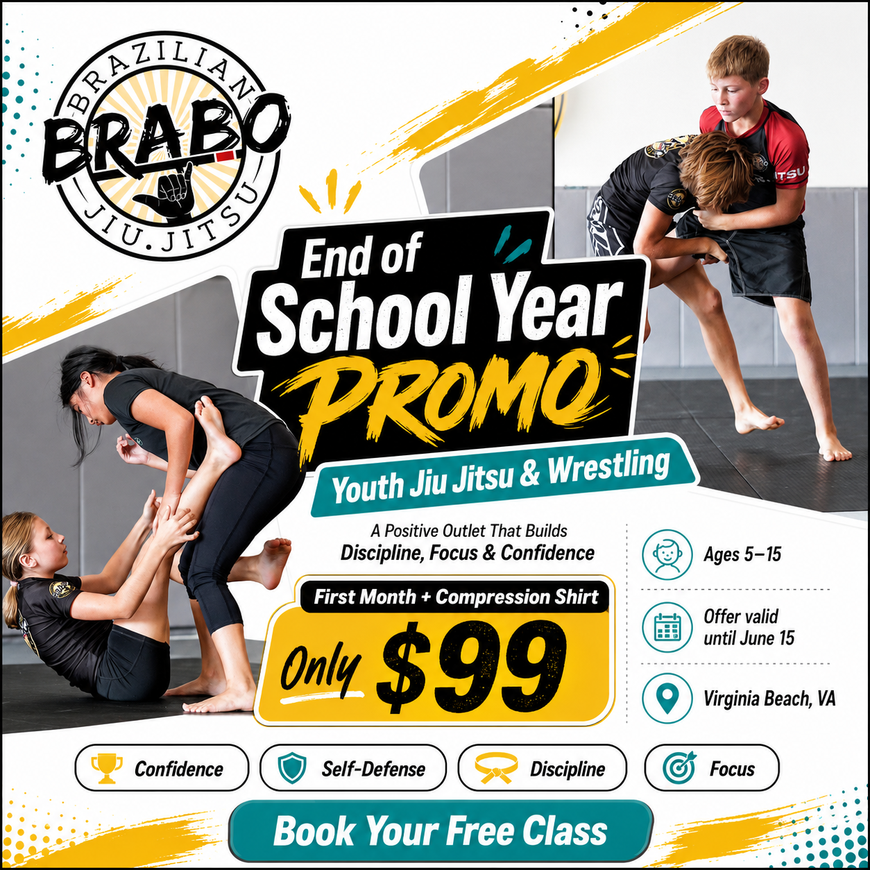 Brabo Jiu Jitsu Academy Facebook ad
