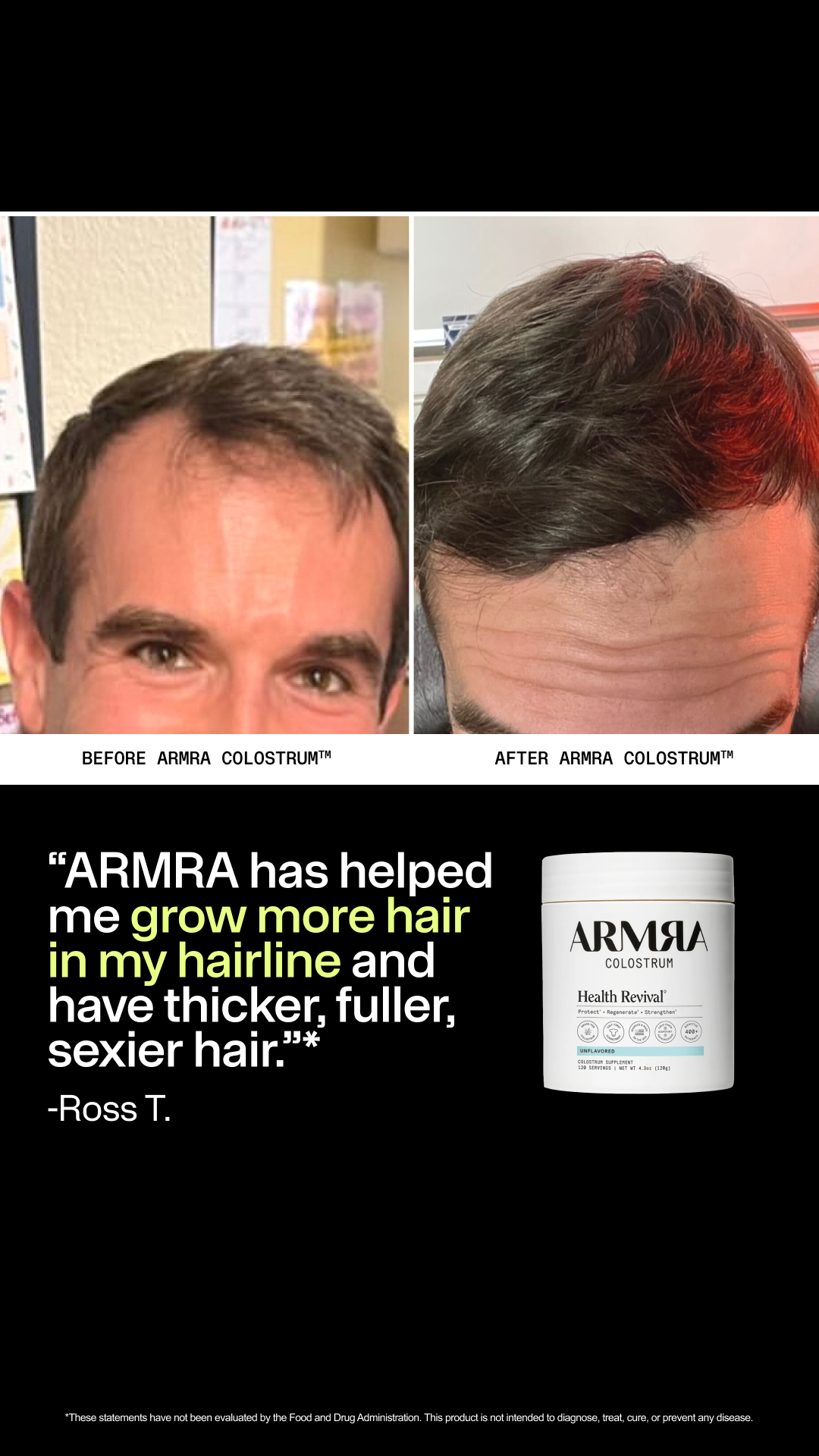 ARMRA Facebook ad